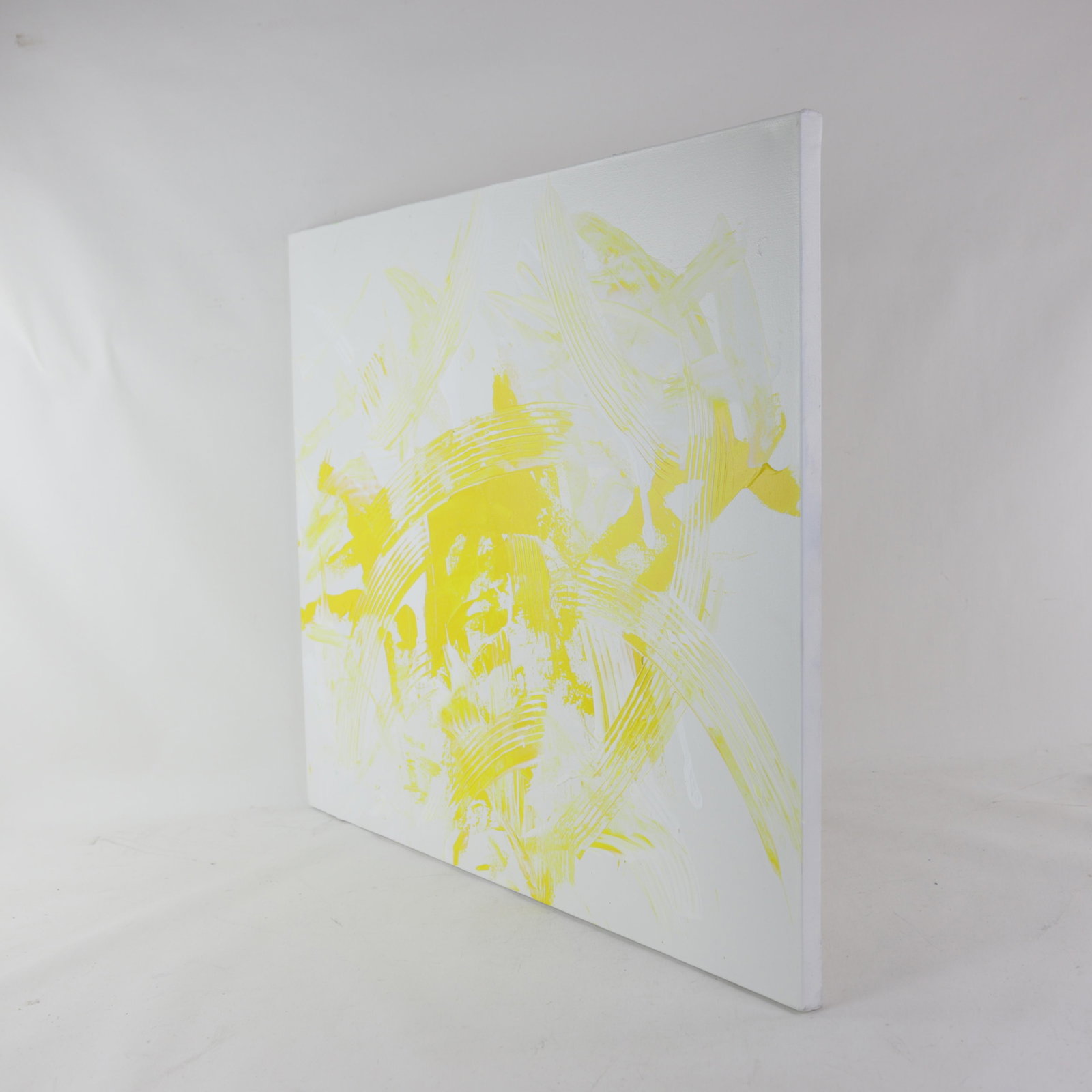 Citrus Burst Contemporary Abstract Expressionist Painting - 2