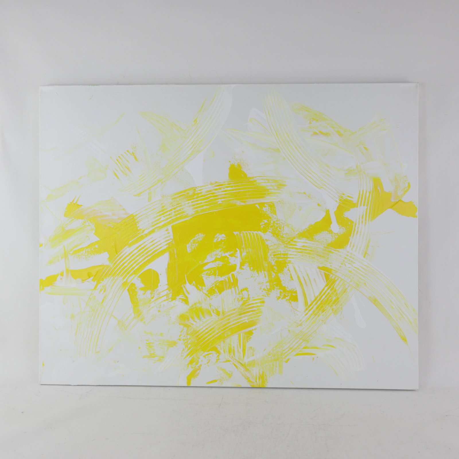 Citrus Burst Contemporary Abstract Expressionist Painting - 9