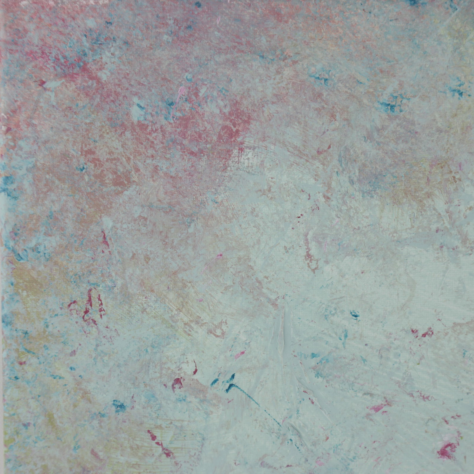 Morning Mist Contemporary Pastel Abstract Mixed-Media Painting - 4