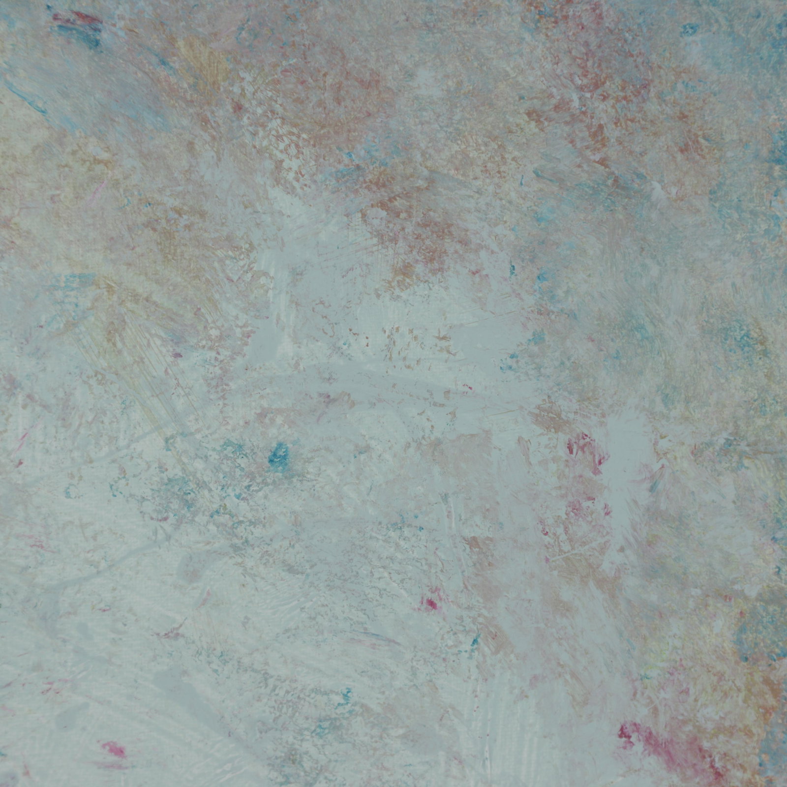 Morning Mist Contemporary Pastel Abstract Mixed-Media Painting - 7