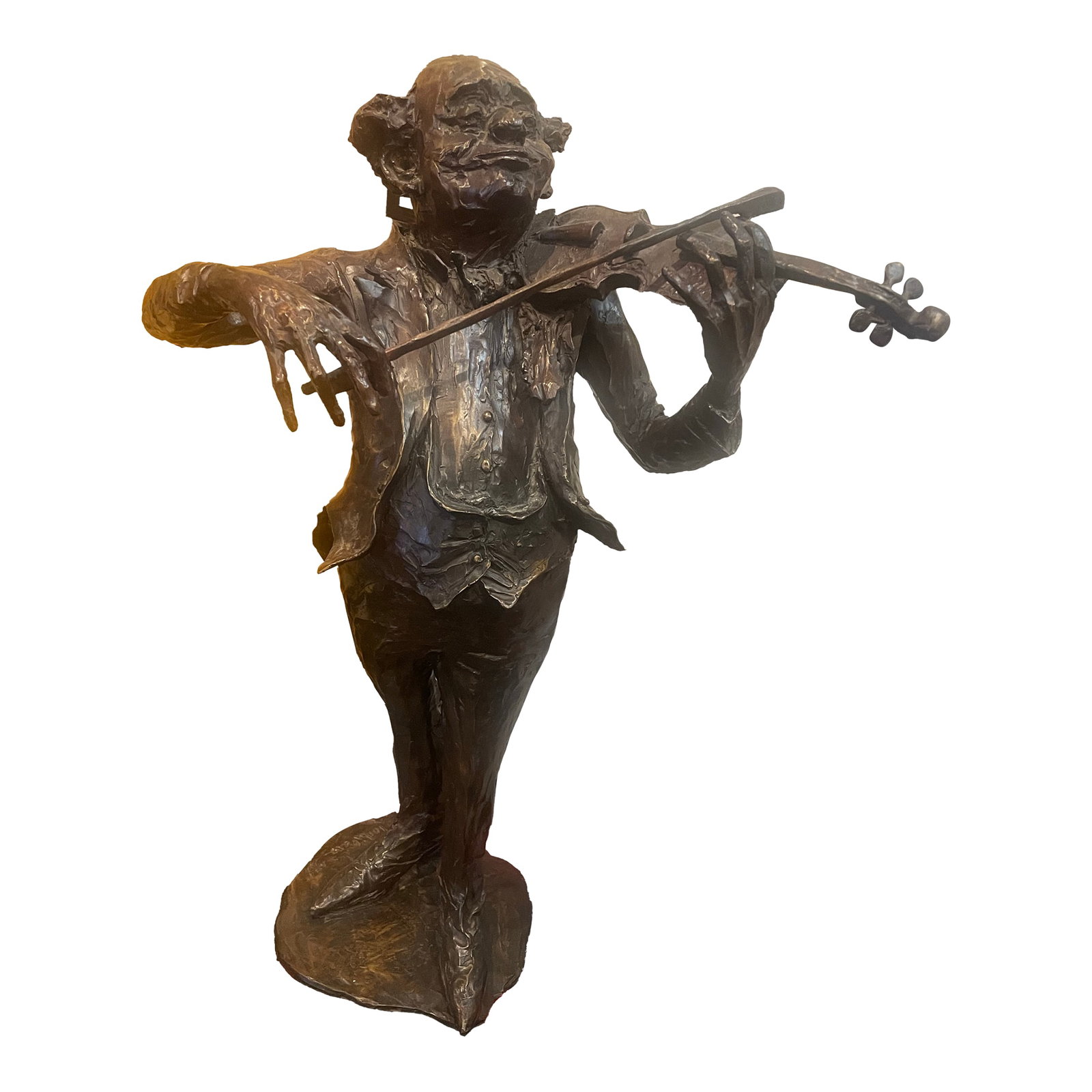 1980s Original 25" Bronze Entitled "The Music of Beethoven " by Mark Tochilkin 5/9: A beautiful stylized Bronze of Beethoven entitled "The Music of Beethoven " by Mark Tochilkin 1958- still working. Signed and numbered on base 5/9 Condition: Alterations: Original Condition Unaltered
