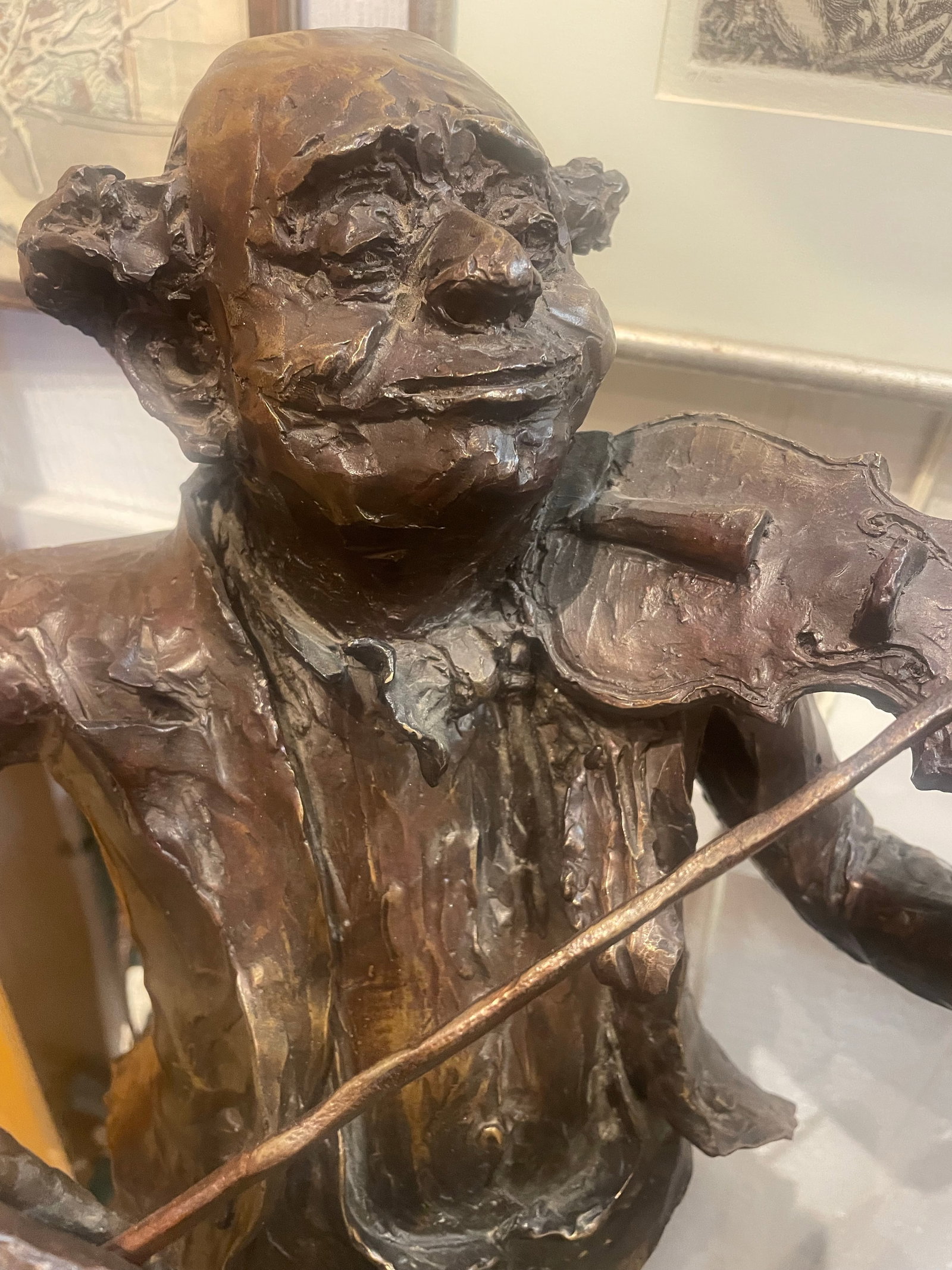 1980s Original 25" Bronze Entitled "The Music of Beethoven " by Mark Tochilkin 5/9 - 7