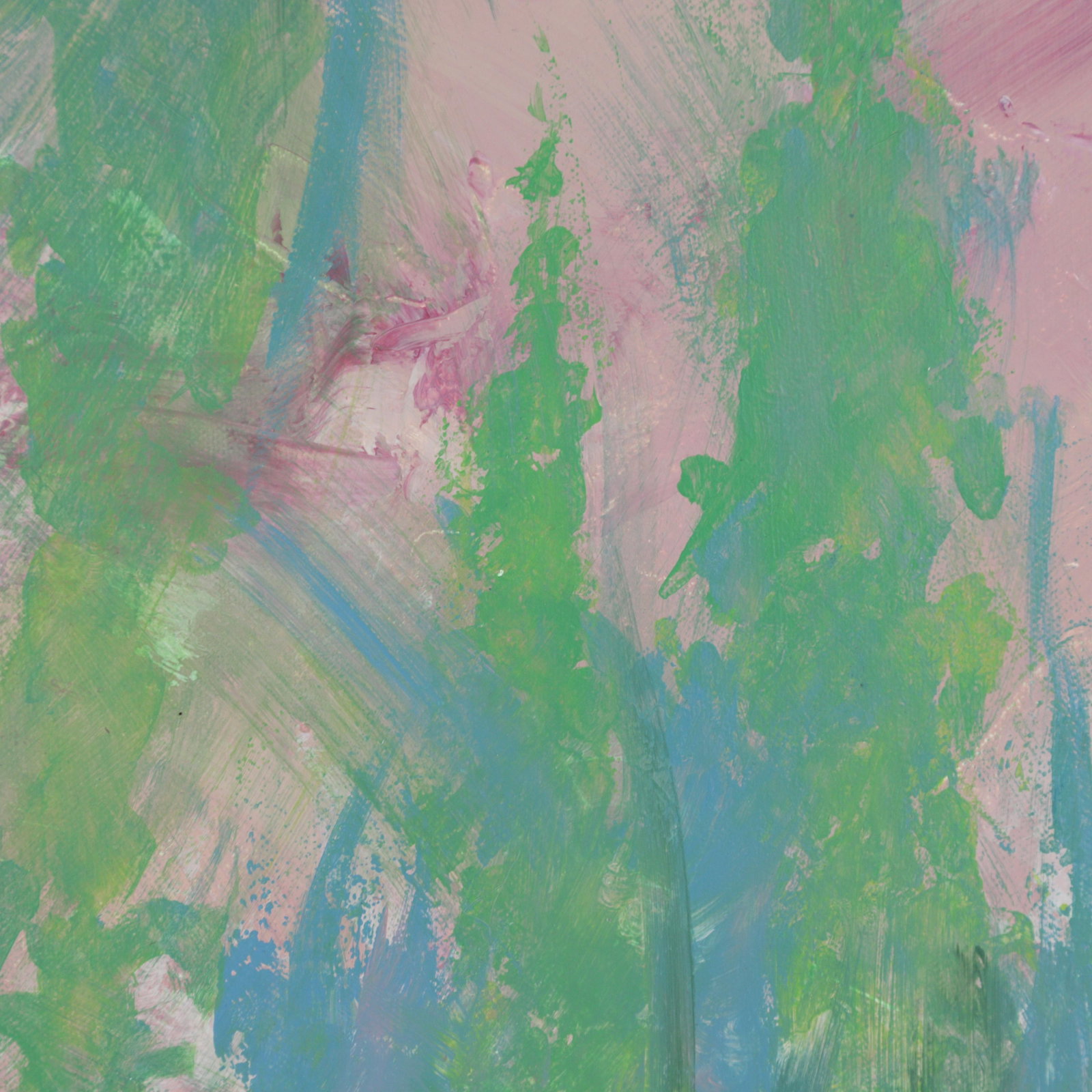 Rose Garden Contemporary Abstract Impressionist Painting - 3