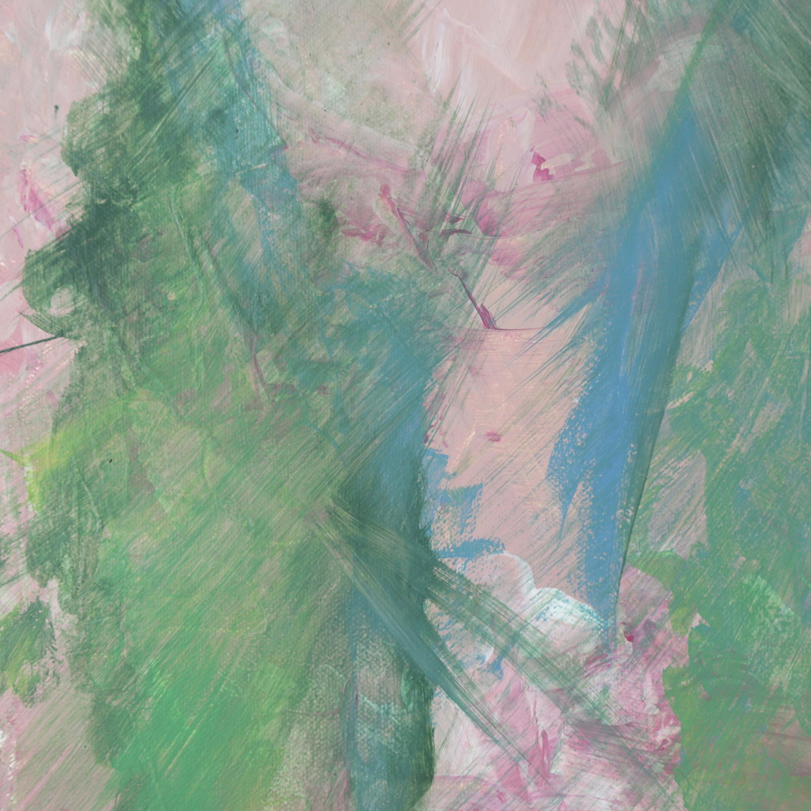 Rose Garden Contemporary Abstract Impressionist Painting - 6