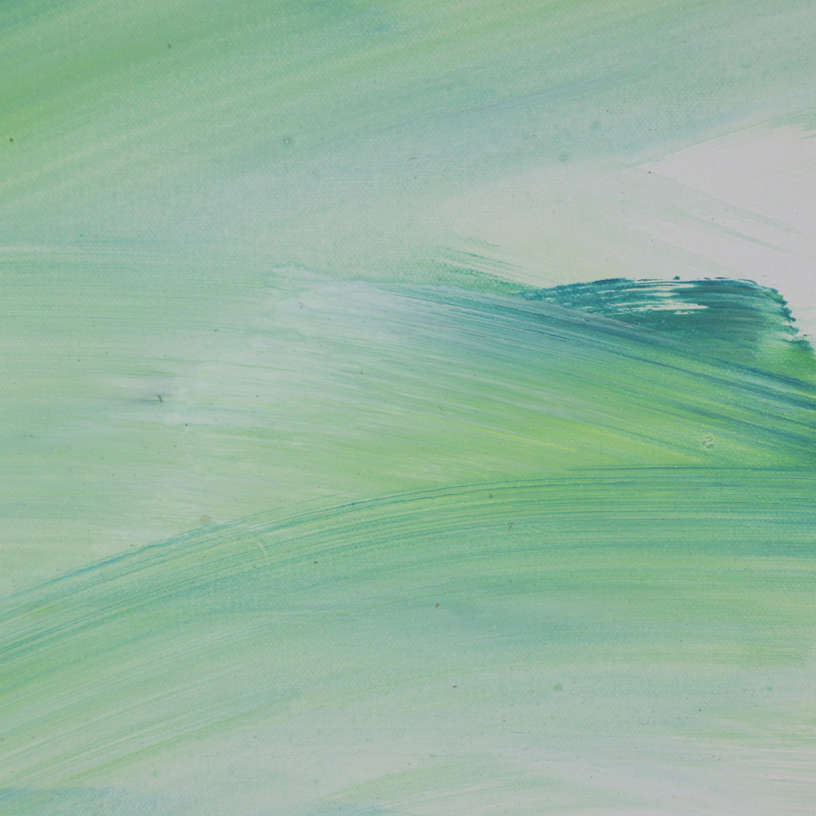 Emerald Tide Contemporary Abstract Minimalist Painting - 6