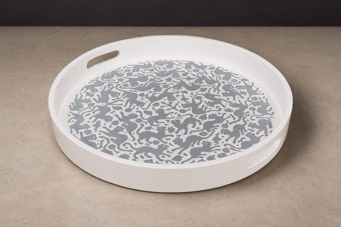 Large "Ocelote" Tray, Wood, Ensamble Artesano, 2024 - 7