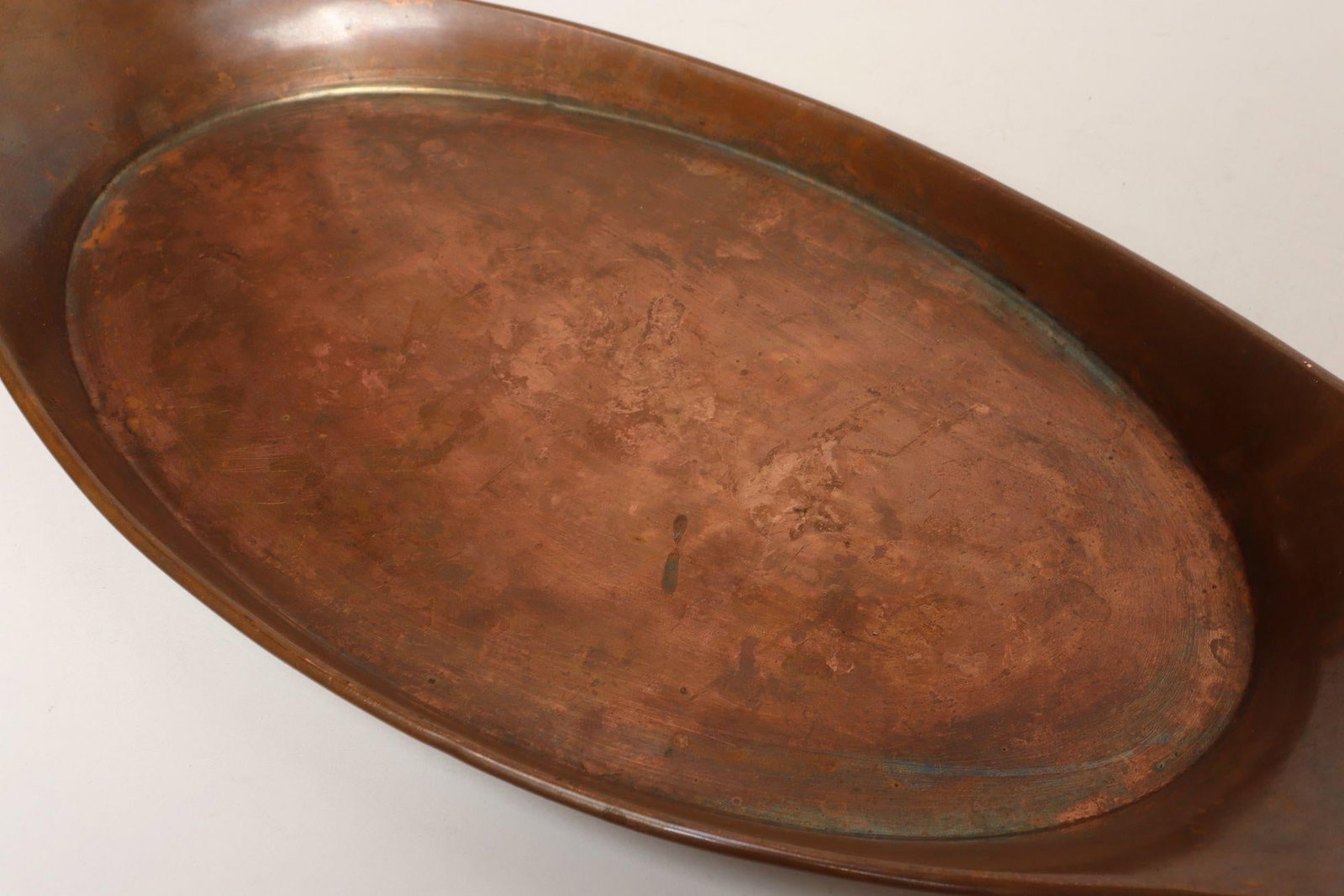 Sculptural Arts and Crafts Copper Gondola Oval Tray Attributed to w.a.s. Benson - 10