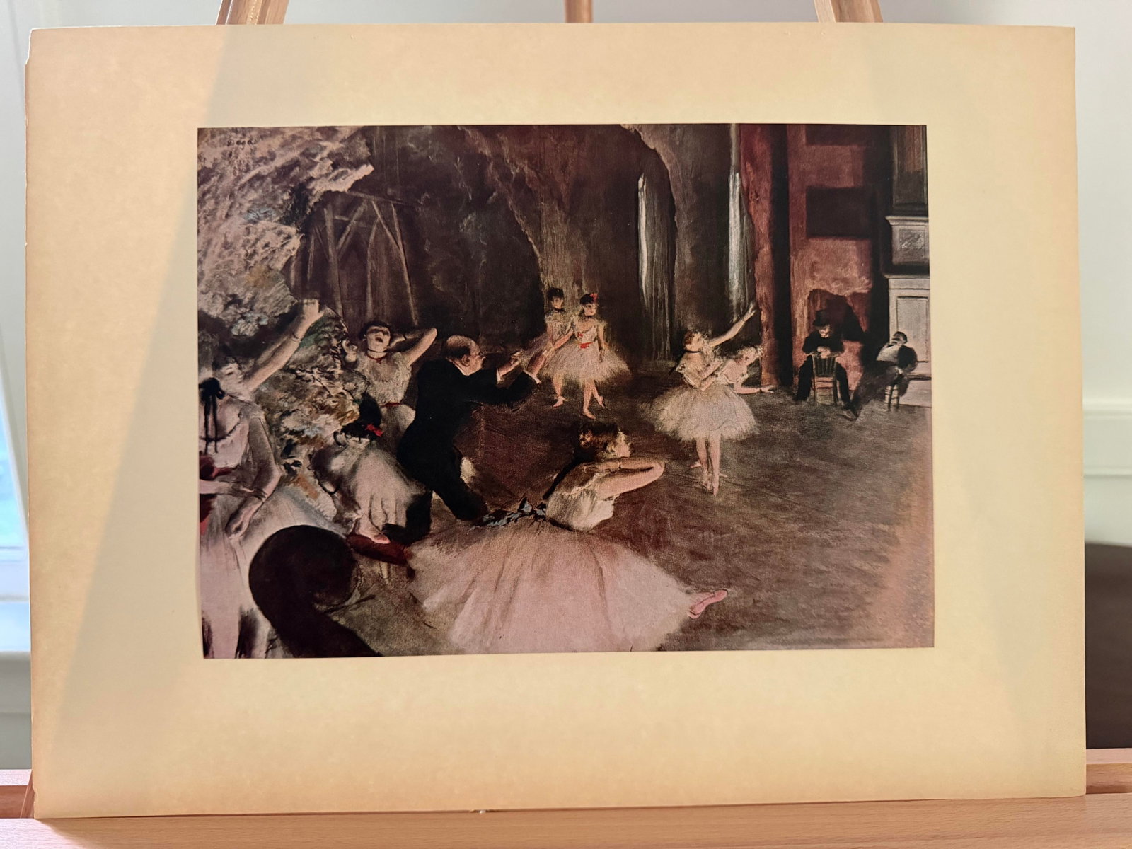 1952 After Edgar Degas First Edition "Rehearsal on the Stage" Print - 3