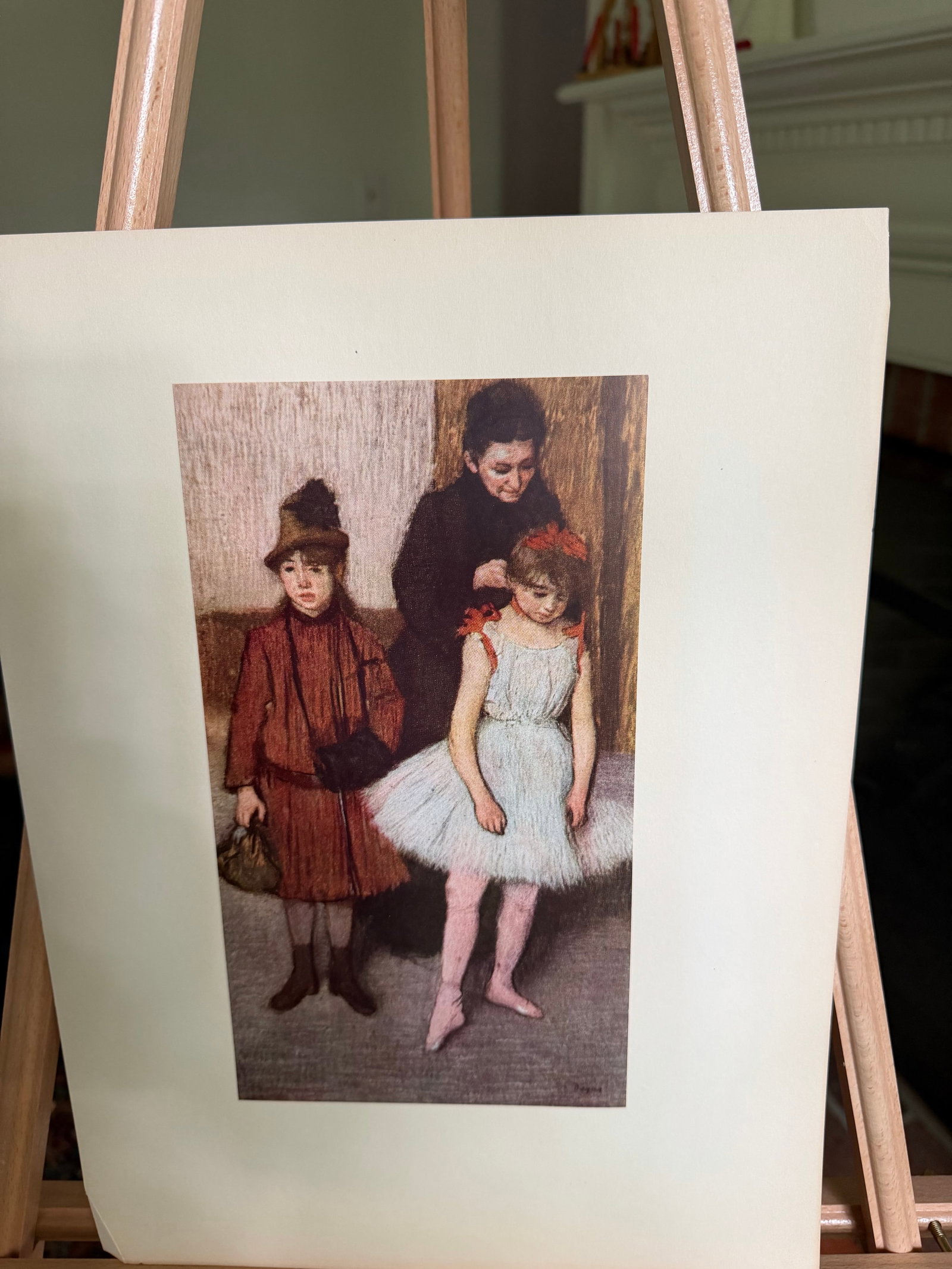 1952 After Edgar Degas First Edition "The Mante Family" Print - 4