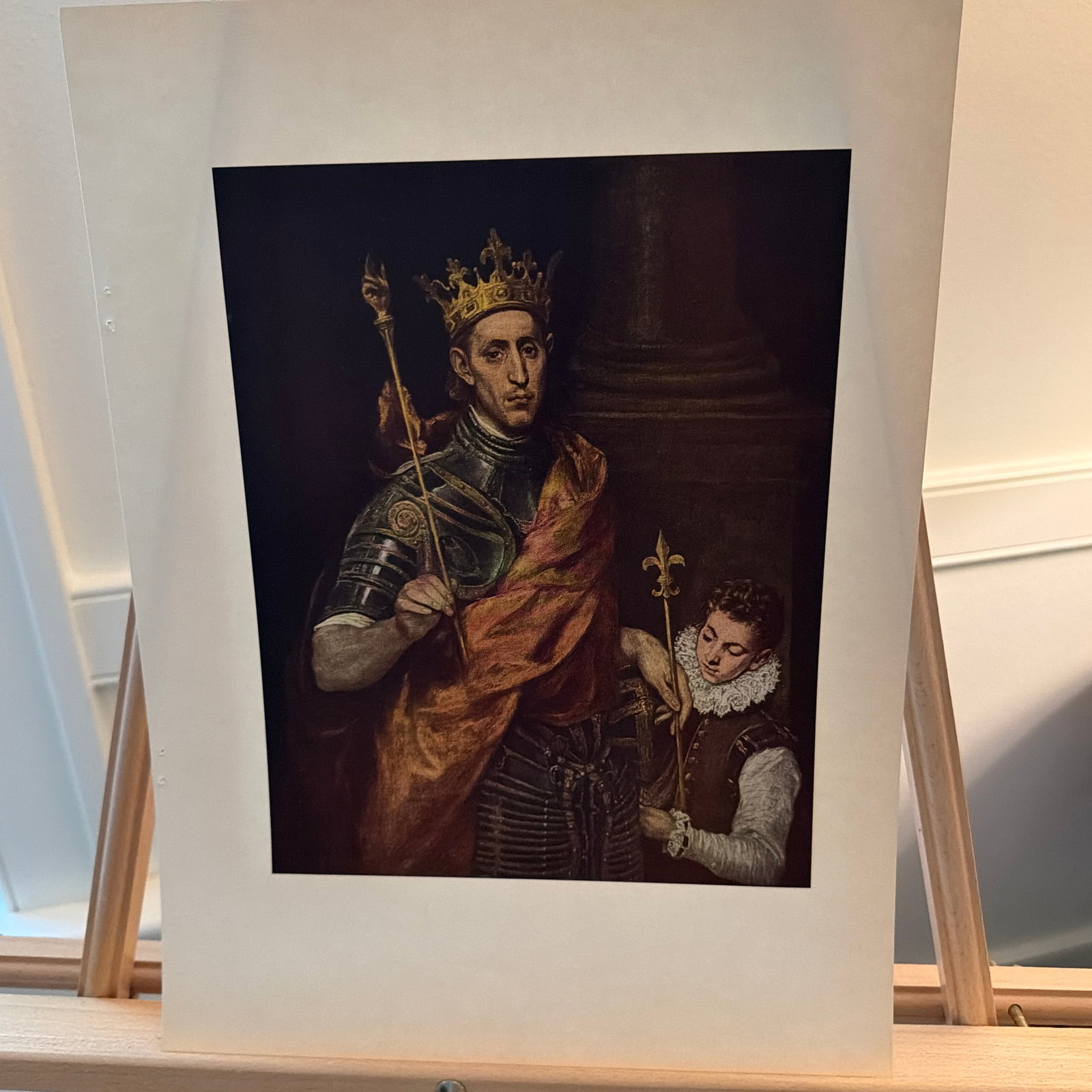 1952 After El Greco First Edition "Saint Louis, King of France" Print - 5
