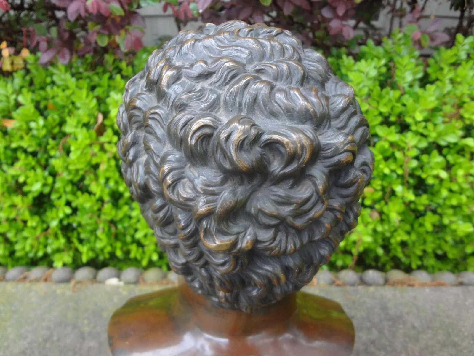 19th Century French Bronze Bust Sculpture of Emperor Lucius Varus - 7