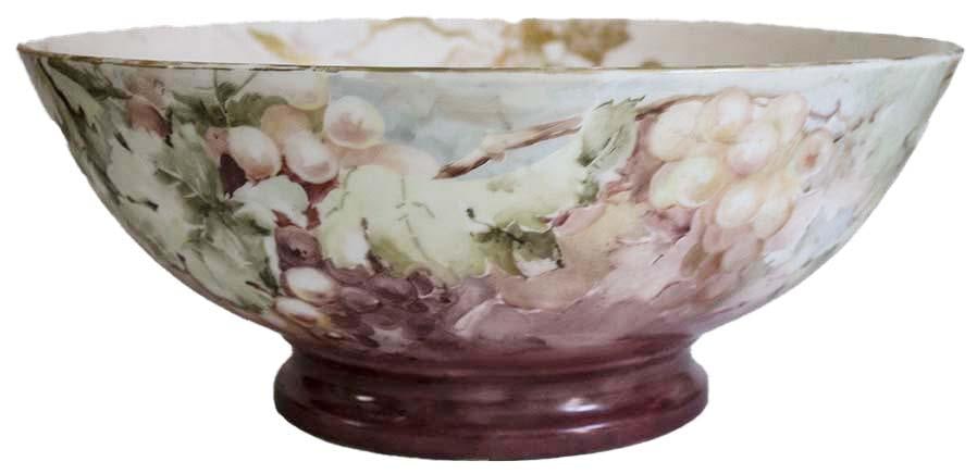 Victorian D & C France Hand Painted Bowl - 2