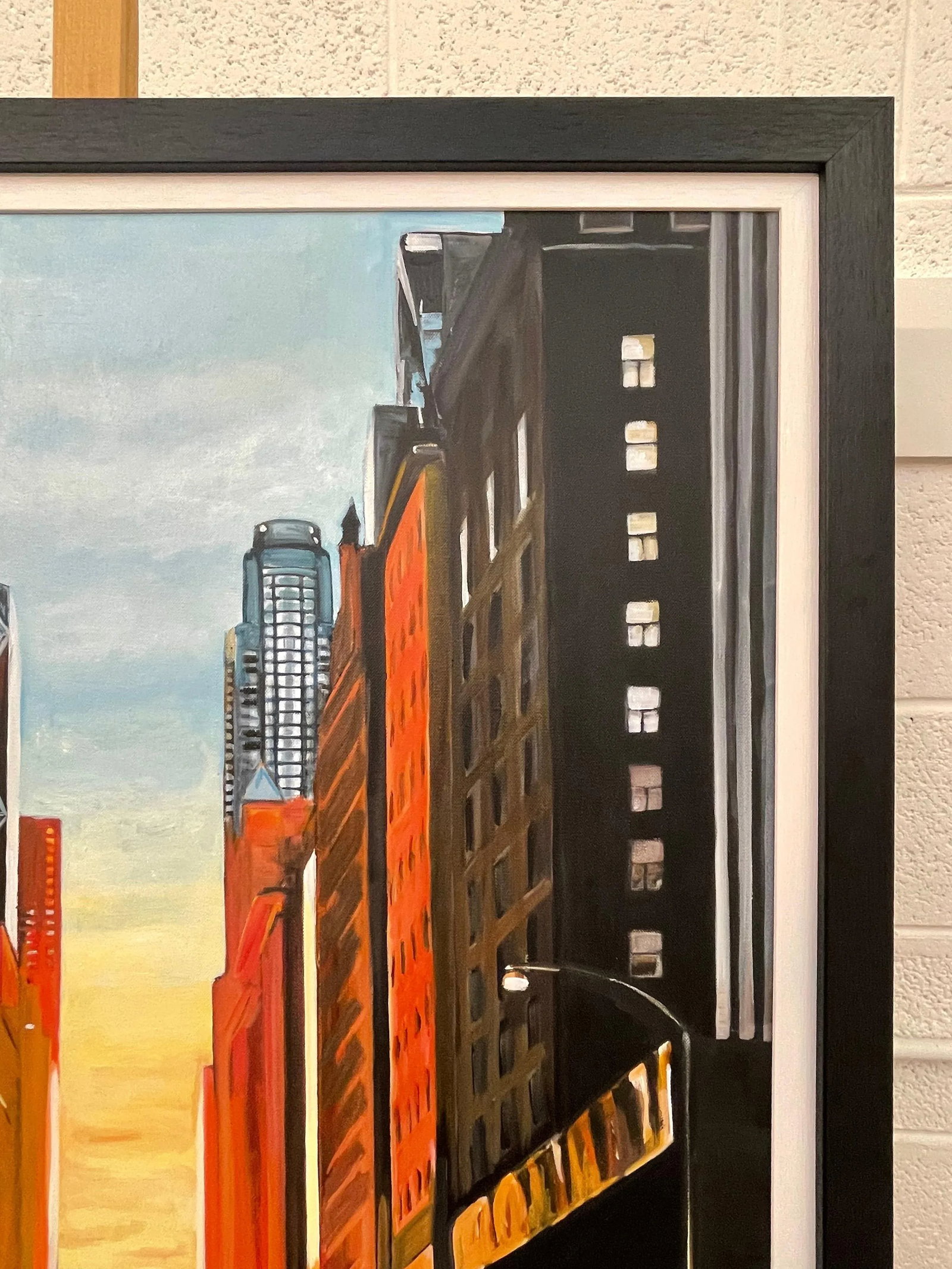 Manhattan Henge Truck New York City Sunset by Contemporary British Urban Landscape Artist - 10