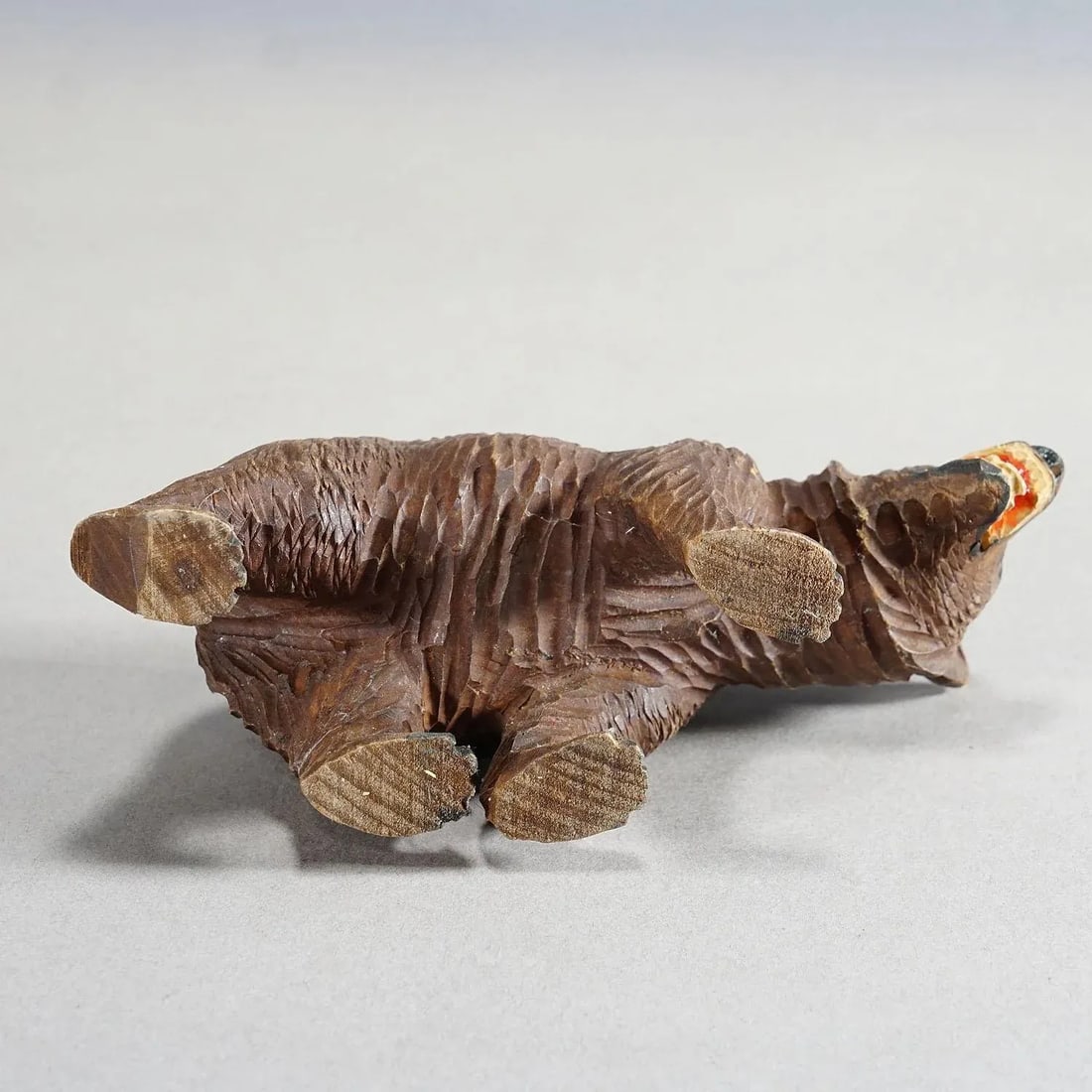 Vintage Wooden Strolling Bear Handcarved in Brienz Ca. 1950 - 6