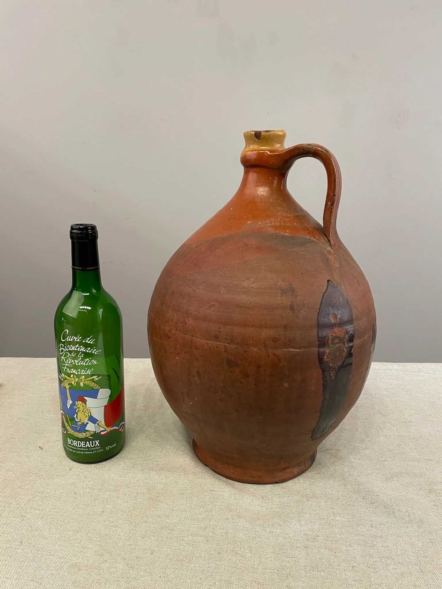 Early 19th Century French Terracotta Water Jug - 2