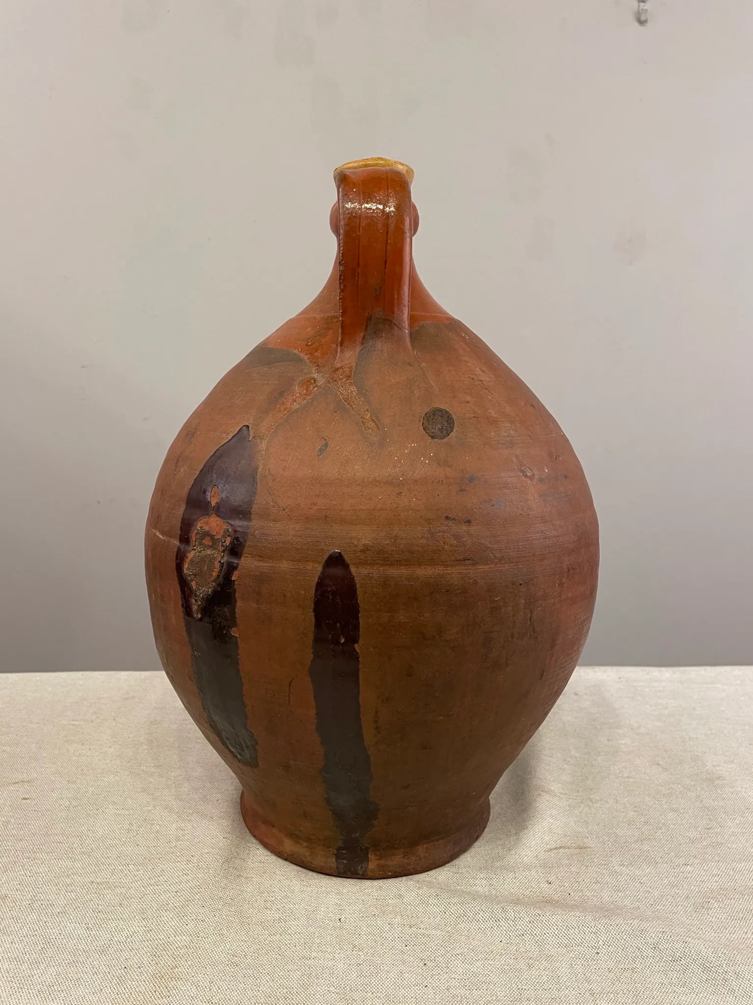 Early 19th Century French Terracotta Water Jug - 4