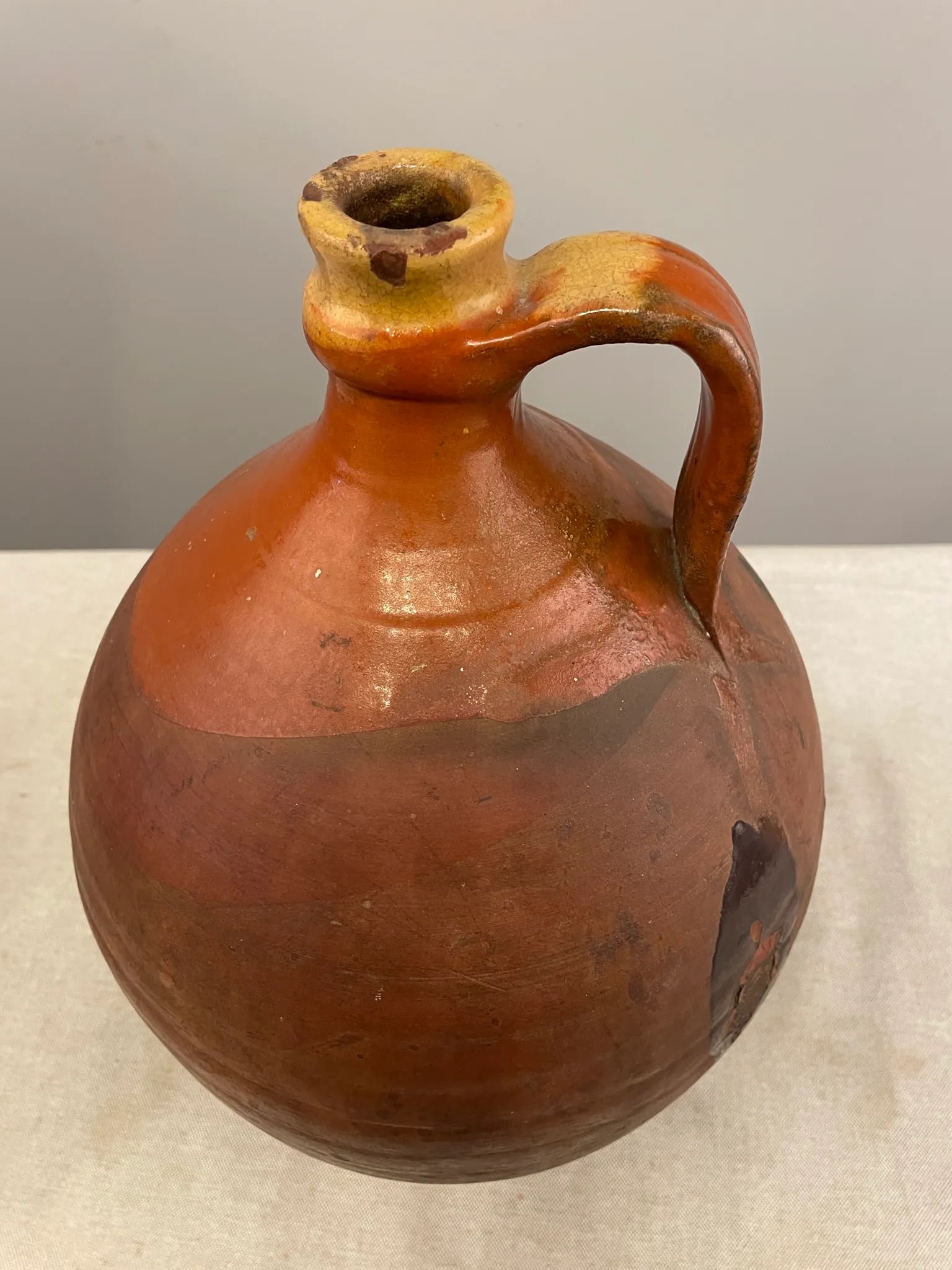 Early 19th Century French Terracotta Water Jug - 8