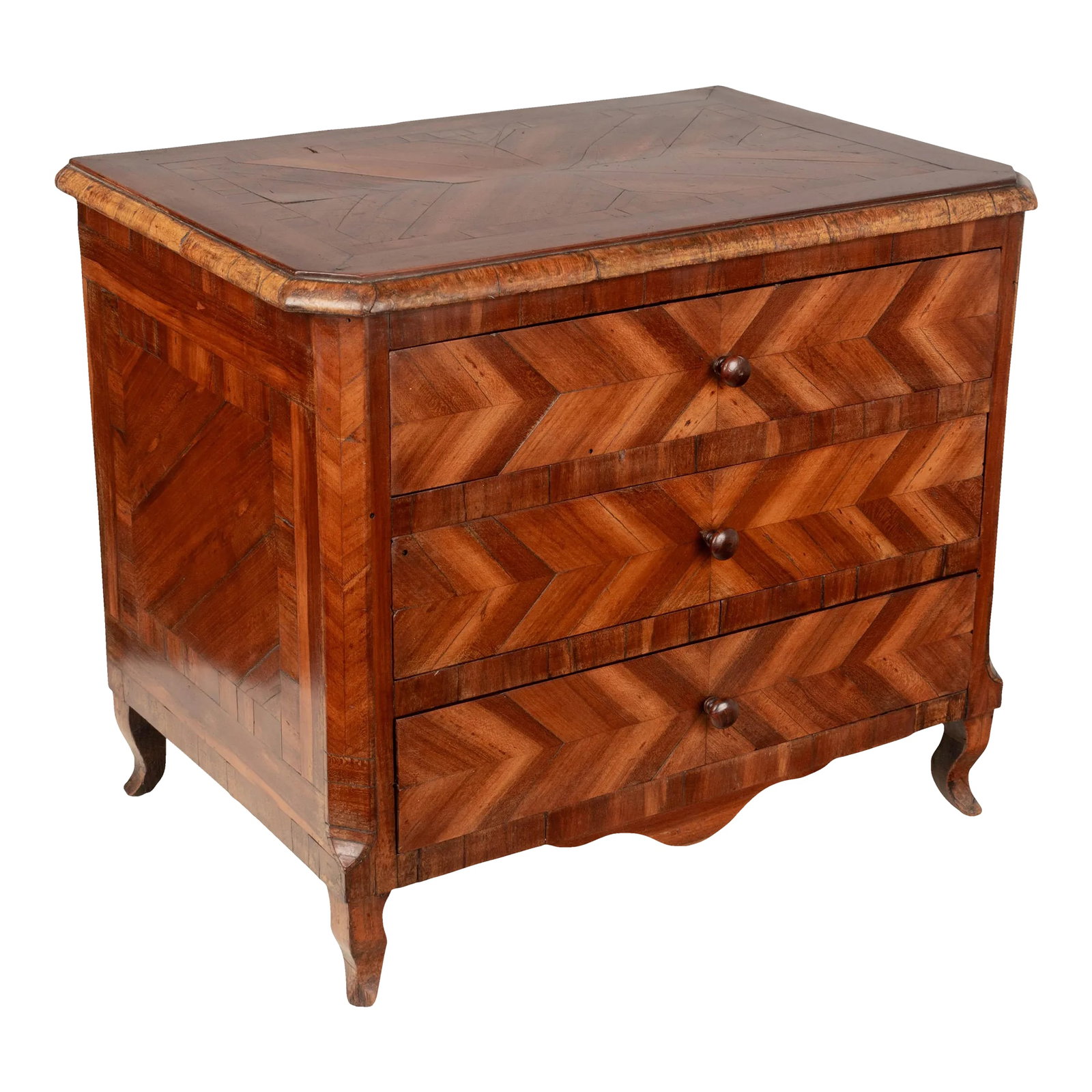 19th Century French Marquetry Jewelry Chest (1 of 10)
