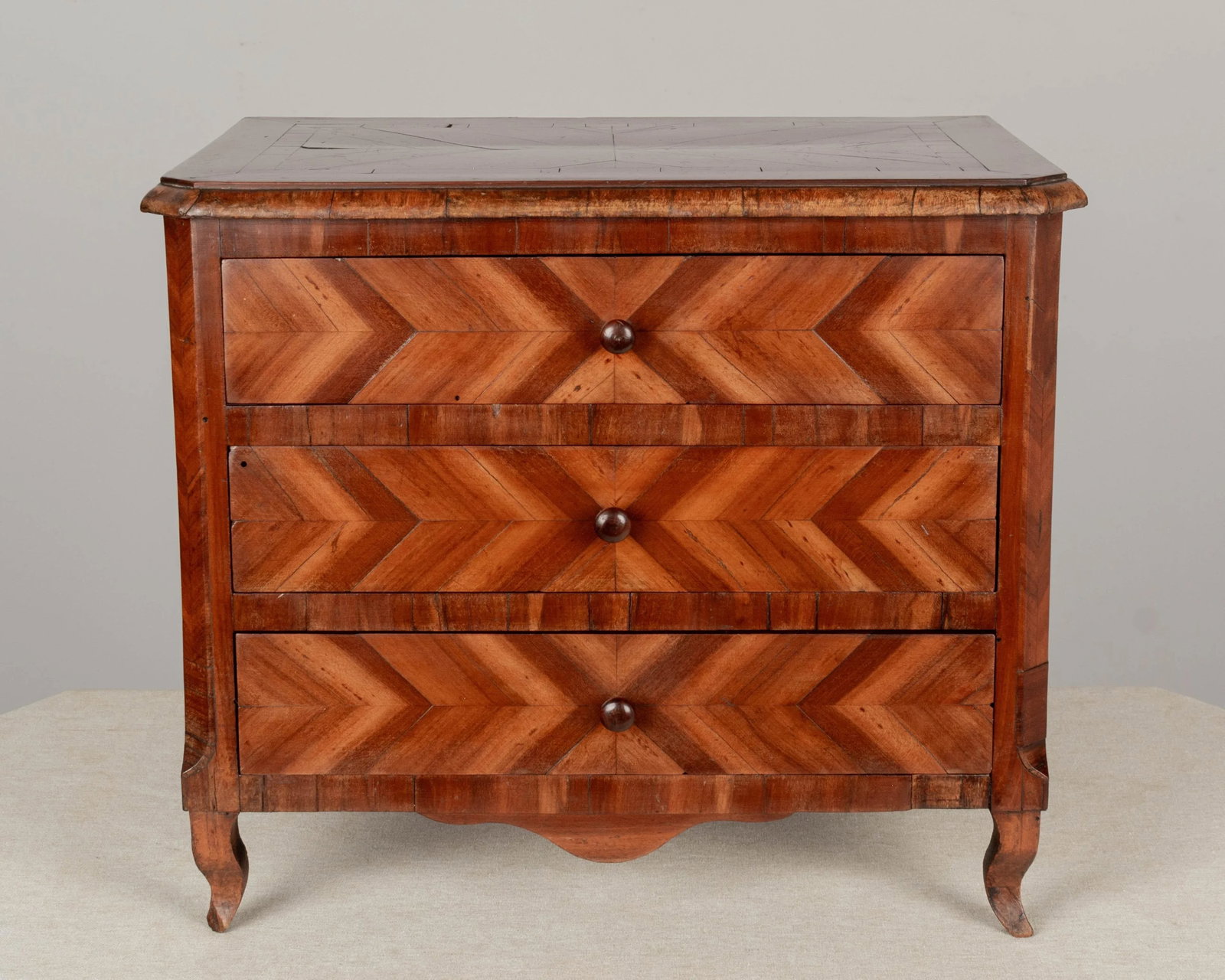 19th Century French Marquetry Jewelry Chest - 3