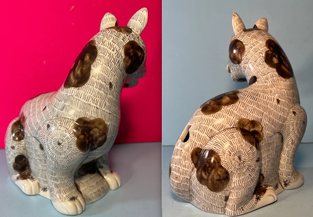 Rockefeller Collection Mottahedeh Porcelain Cat - 10