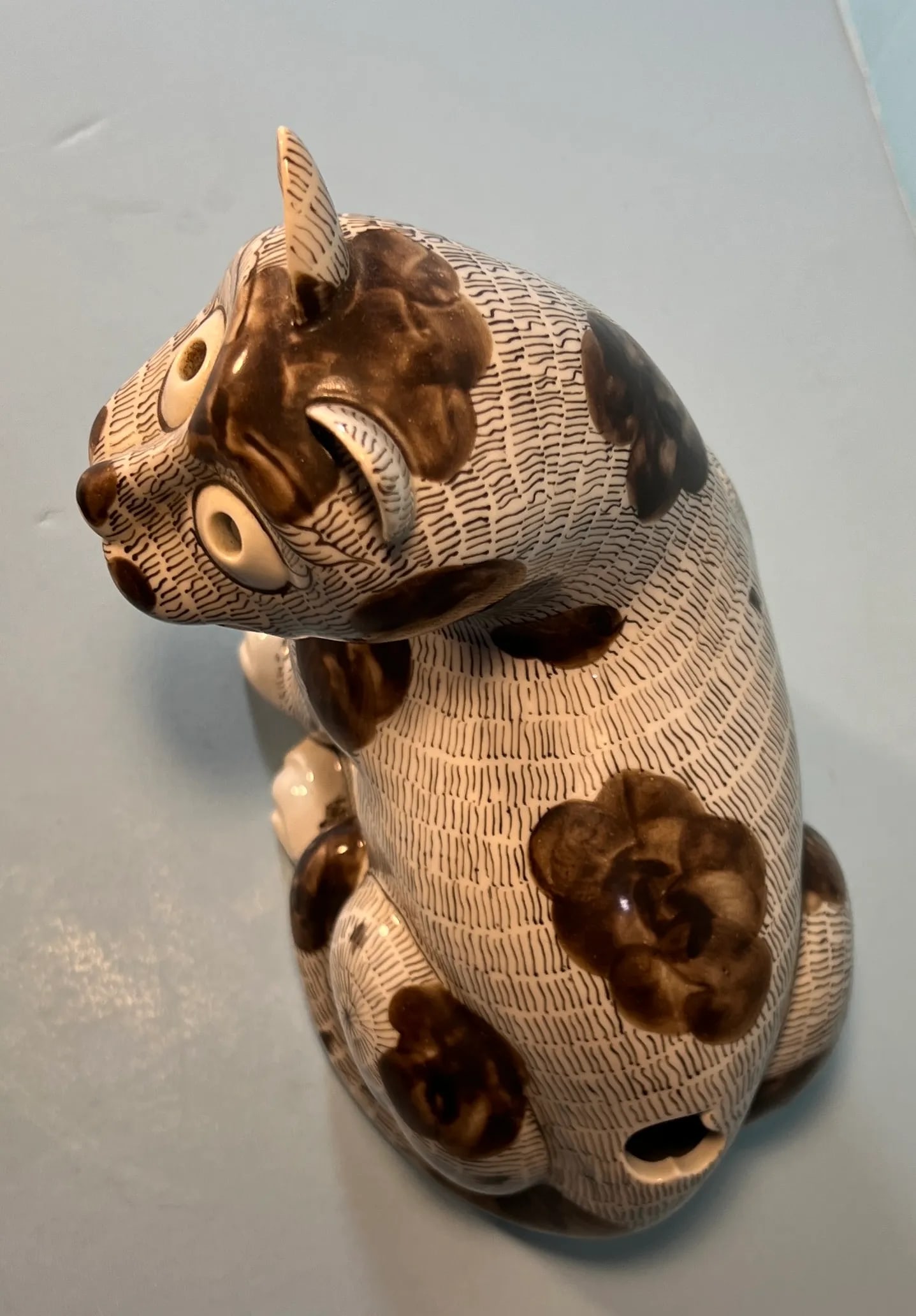 Rockefeller Collection Mottahedeh Porcelain Cat - 11