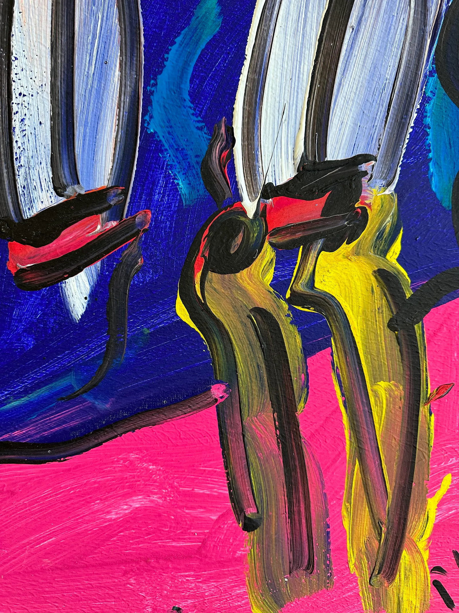 Original 1987 Peter Keil Painting - Sailboats - 4