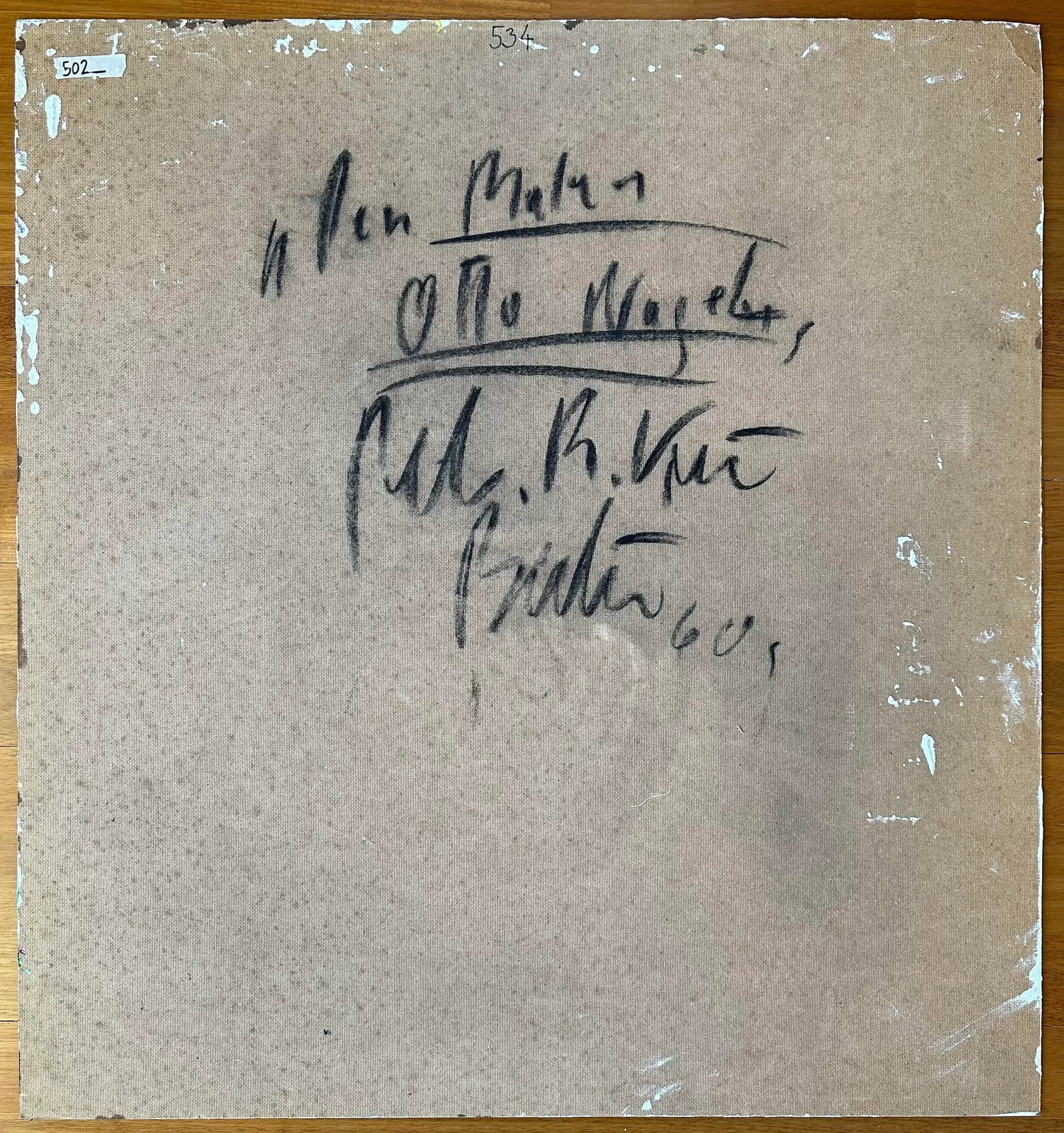 1964 Titled Original Peter Keil Painting - 11