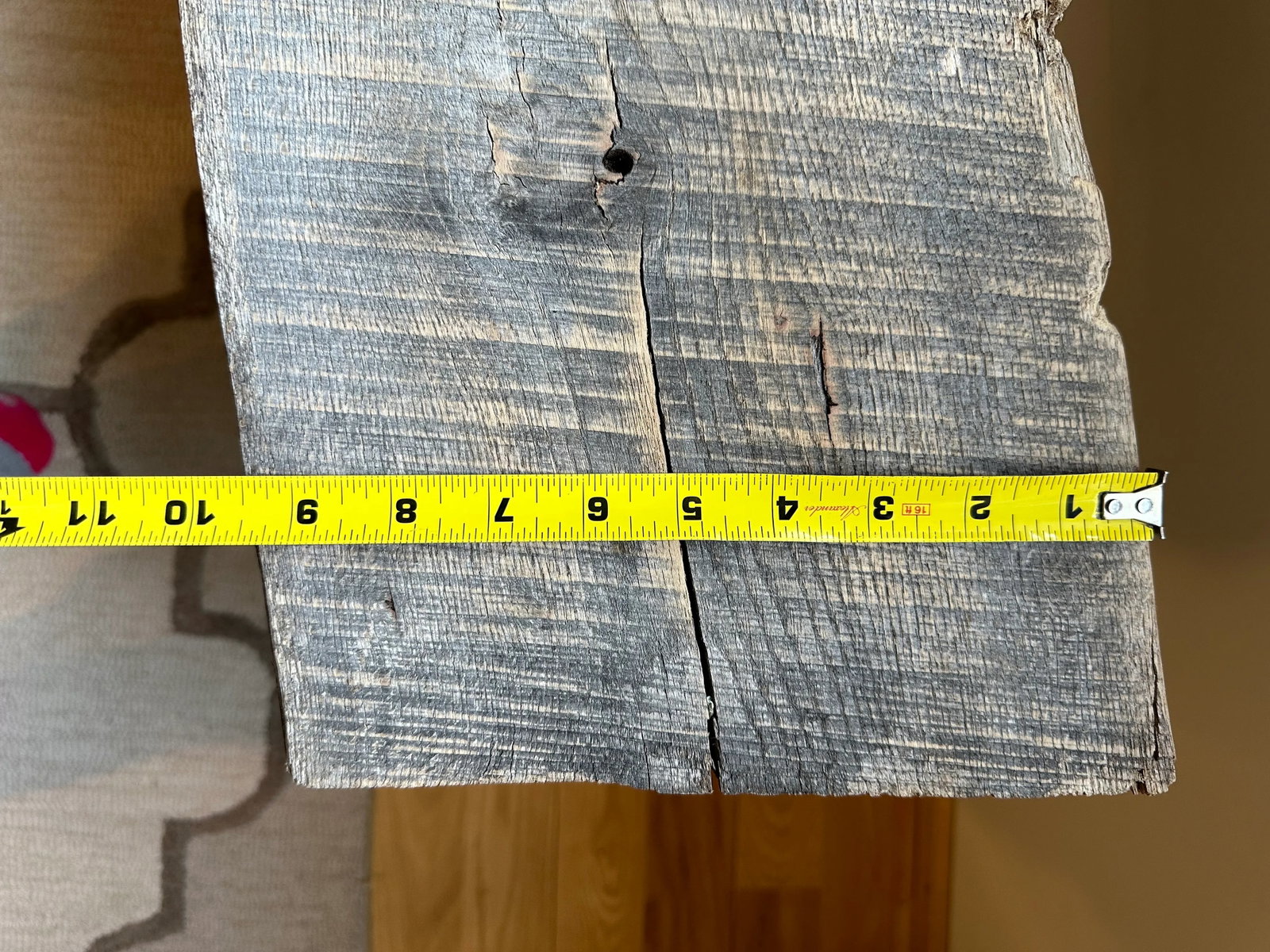 Live Edge Rough Sawn Wood Bench With Log Supports - 11