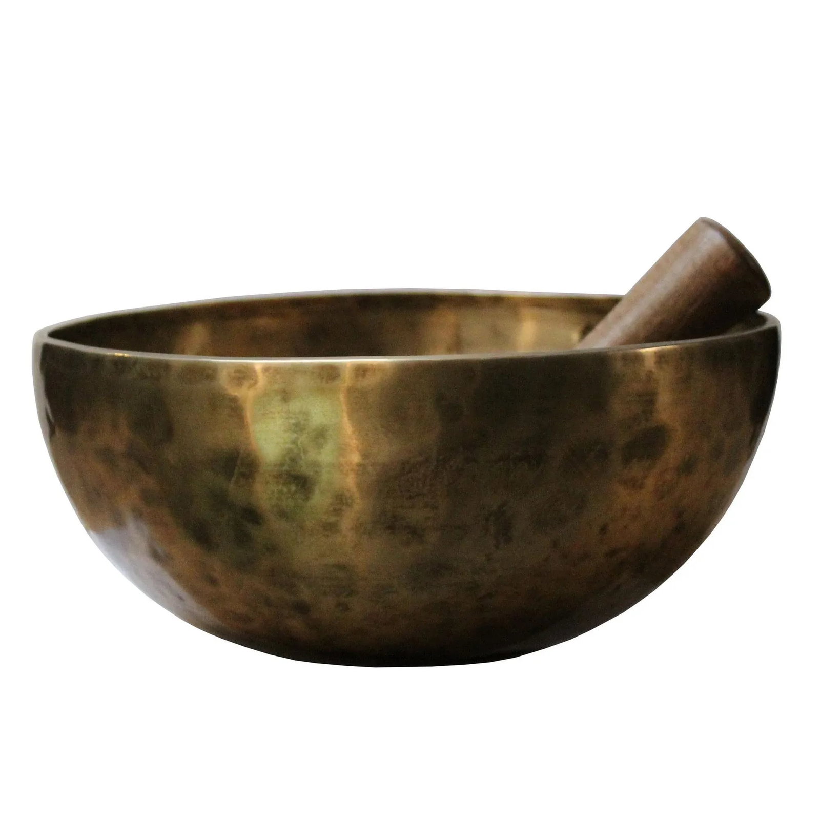 Handmade Metal Punch Marks Singing Bowl - 3