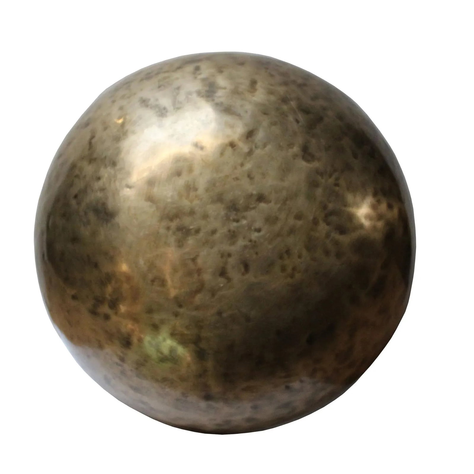 Handmade Metal Punch Marks Singing Bowl - 5