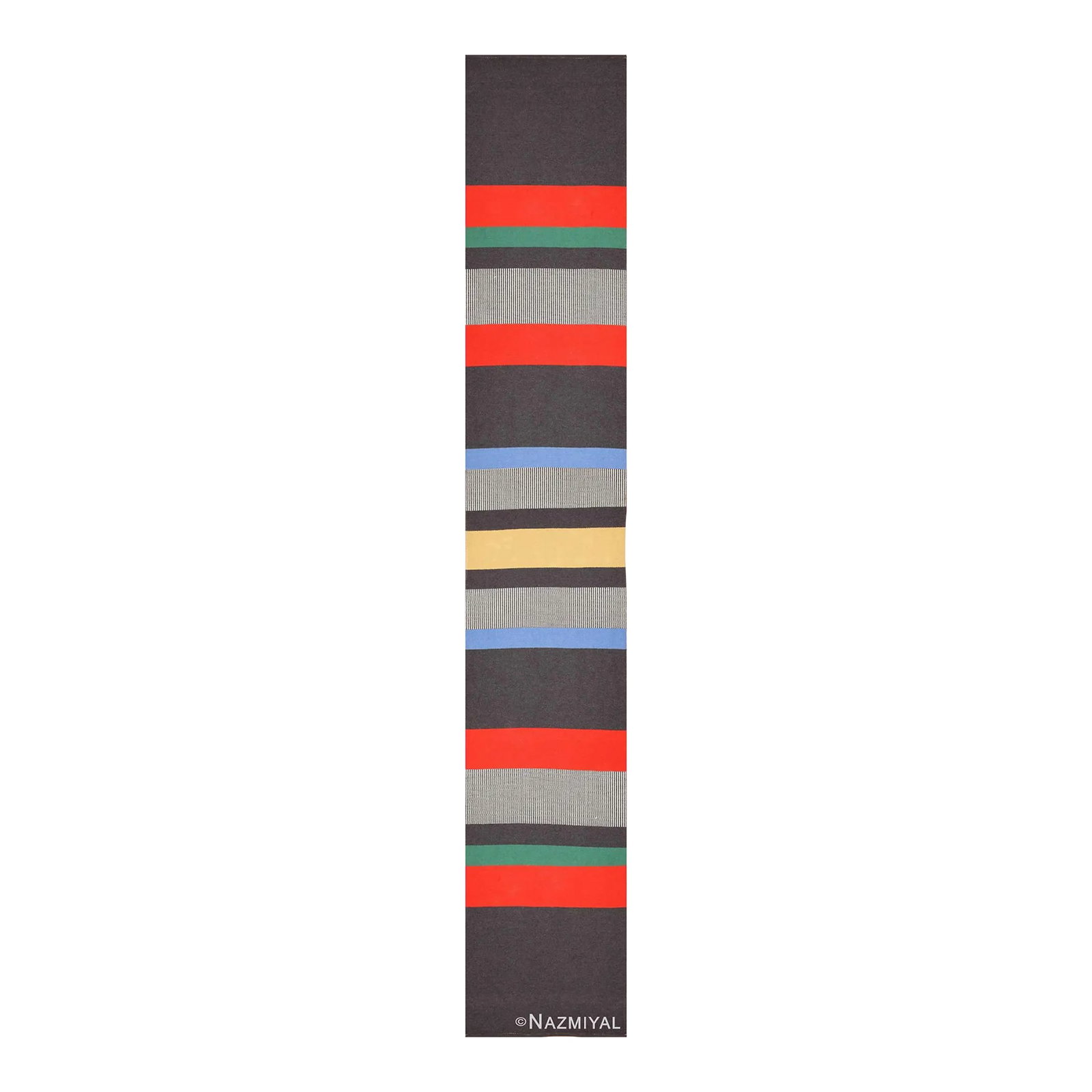 Nazmiyal Collection Vintage Scandinavian Runner Rug by Gunilla Lagerhem Ullberg: Beautiful Vintage Scandinavian Runner Rug by Gunilla Lagerhem Ullberg, Country of Origin / Rug Type: Scandinavia Rug, Circa Date: Mid- Twentieth Century Condition: Alterations: Original Condition
