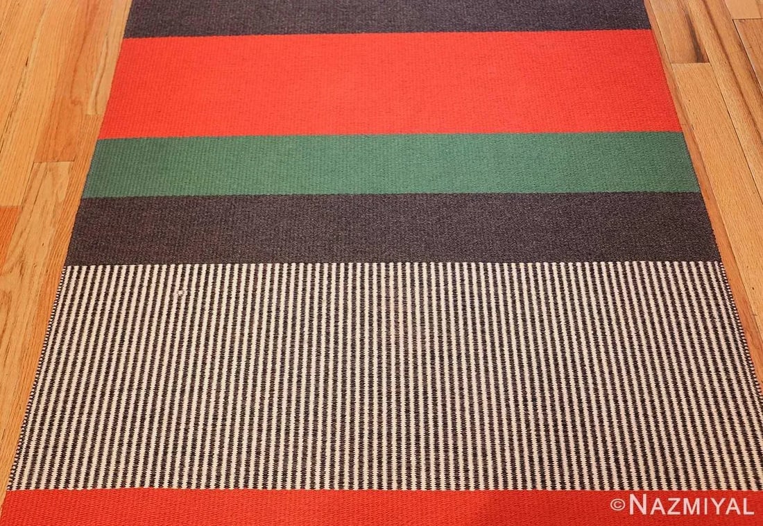 Nazmiyal Collection Vintage Scandinavian Runner Rug by Gunilla Lagerhem Ullberg - 5