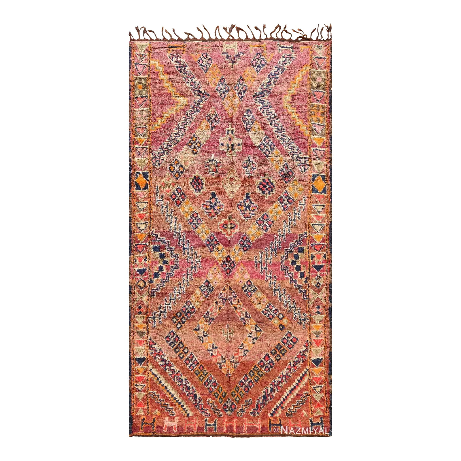 Nazmiyal Collection Vintage Folk Art Moroccan Rug (1 of 8)