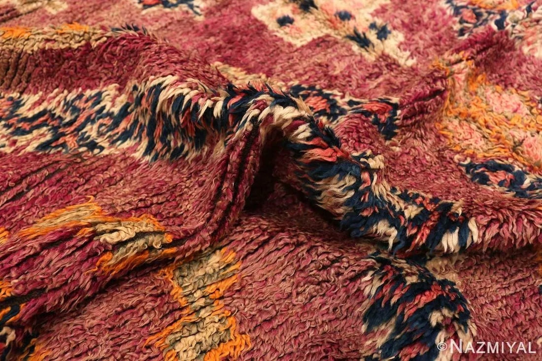 Nazmiyal Collection Vintage Folk Art Moroccan Rug - 4