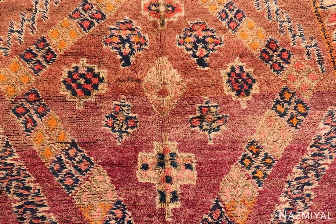 Nazmiyal Collection Vintage Folk Art Moroccan Rug - 5