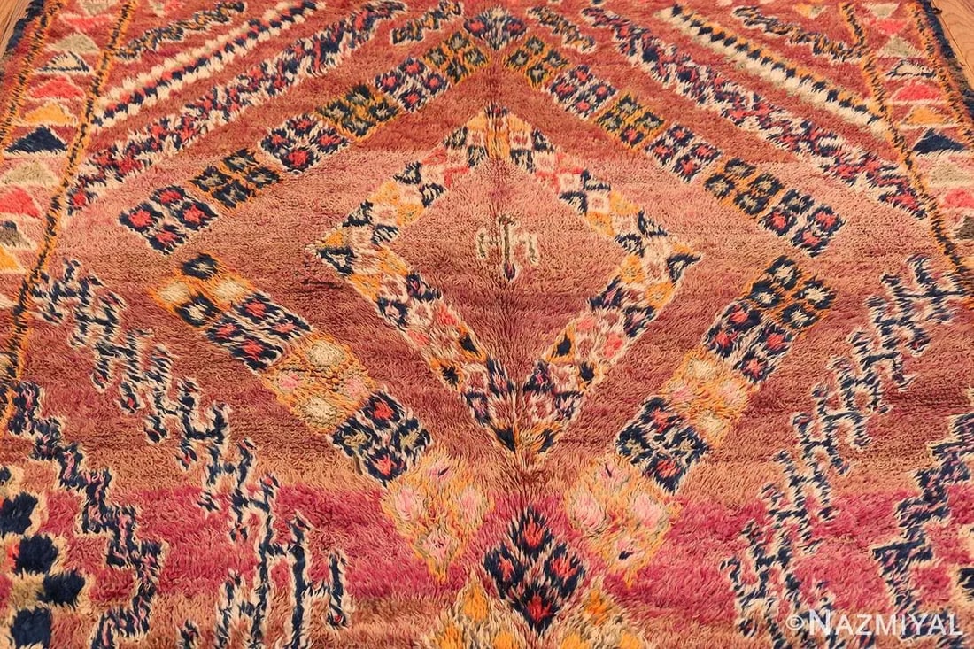 Nazmiyal Collection Vintage Folk Art Moroccan Rug - 6