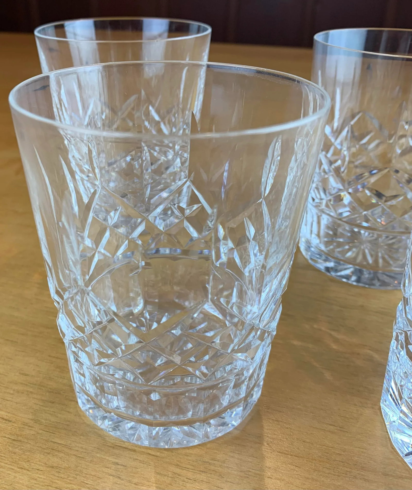Late 20th Century Cut Crystal Cocktail Glasses- Set of 4 - 2