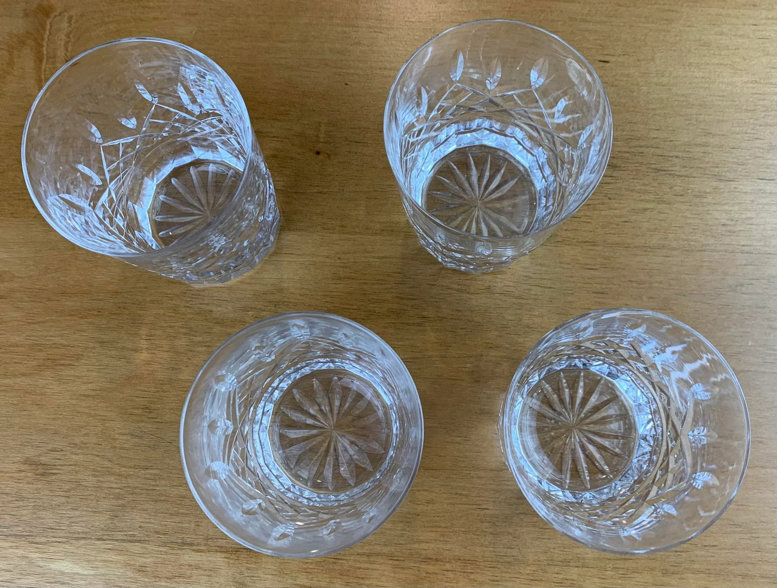 Late 20th Century Cut Crystal Cocktail Glasses- Set of 4 - 3