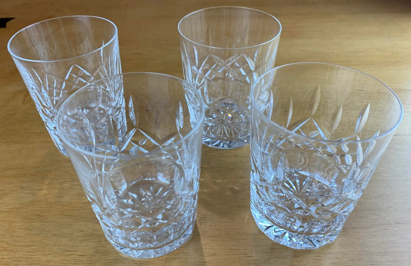 Late 20th Century Cut Crystal Cocktail Glasses- Set of 4 - 4