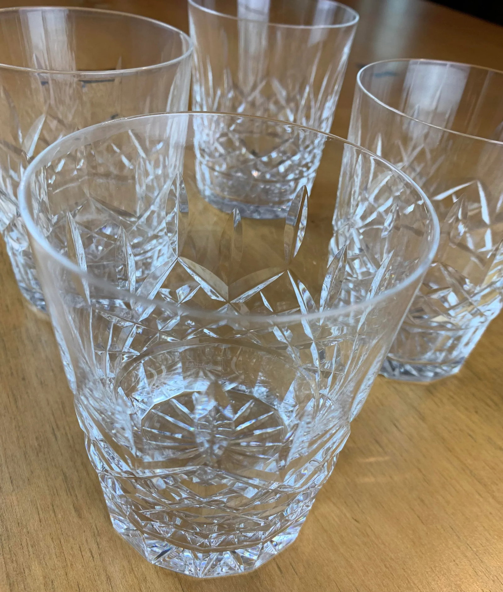 Late 20th Century Cut Crystal Cocktail Glasses- Set of 4 - 6