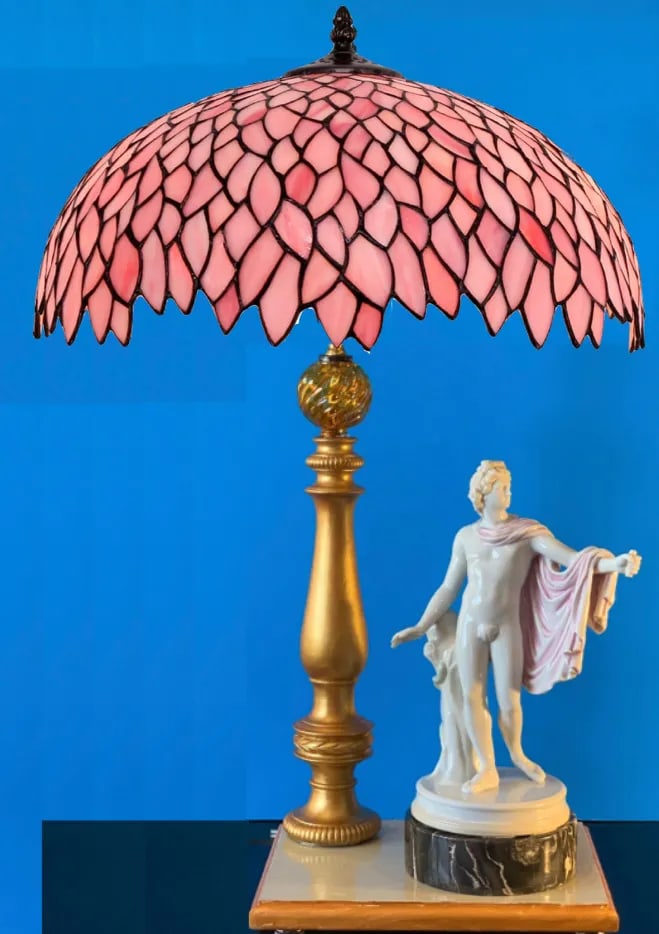 Vintage Kister Scheibe-Alsbach Porcelain Apollo Belvedere Porcelain Table Lamp - 2