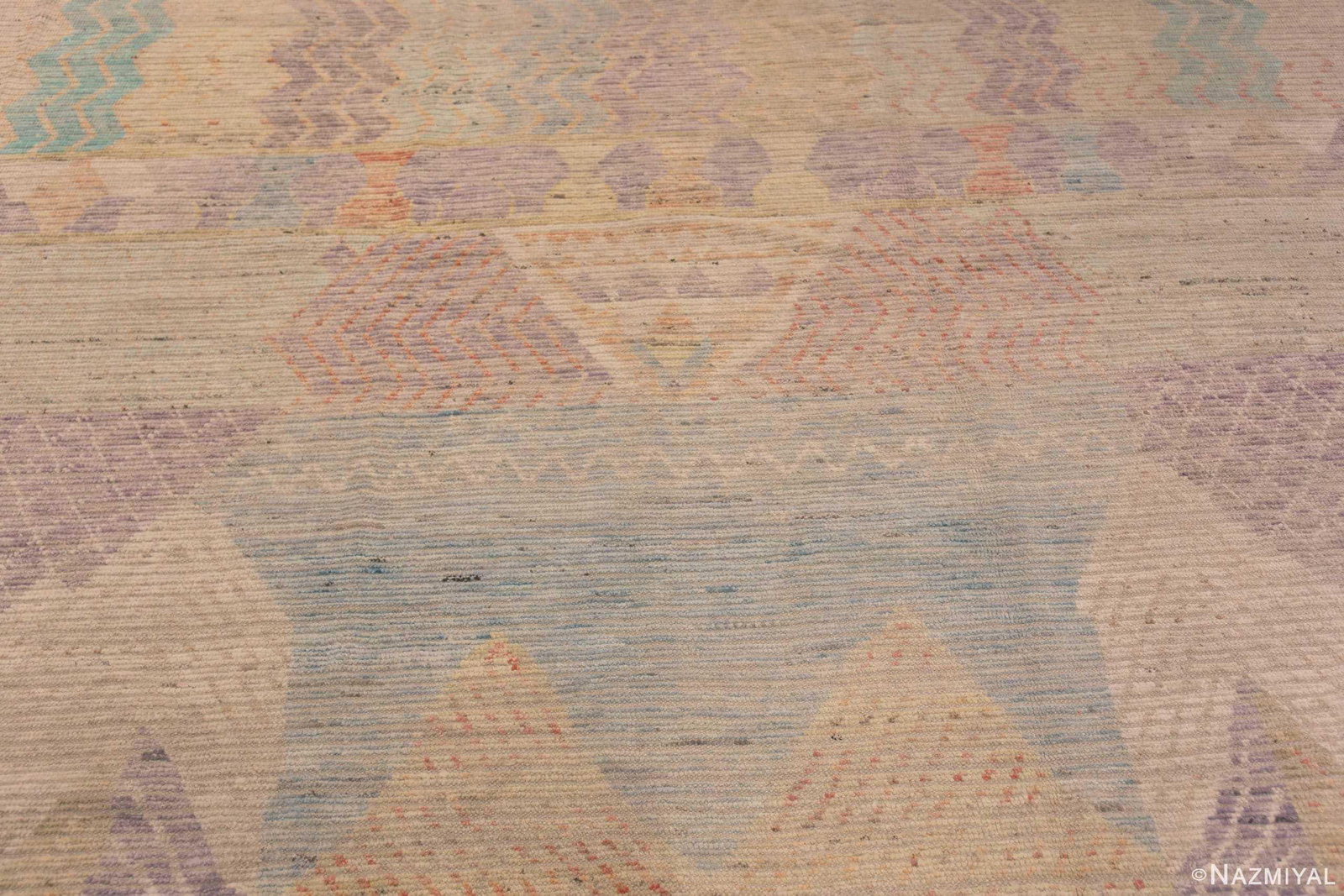 Nazmiyal Collection Handmade Wool Pile Casual Tribal Design Modern Area Rug - 3