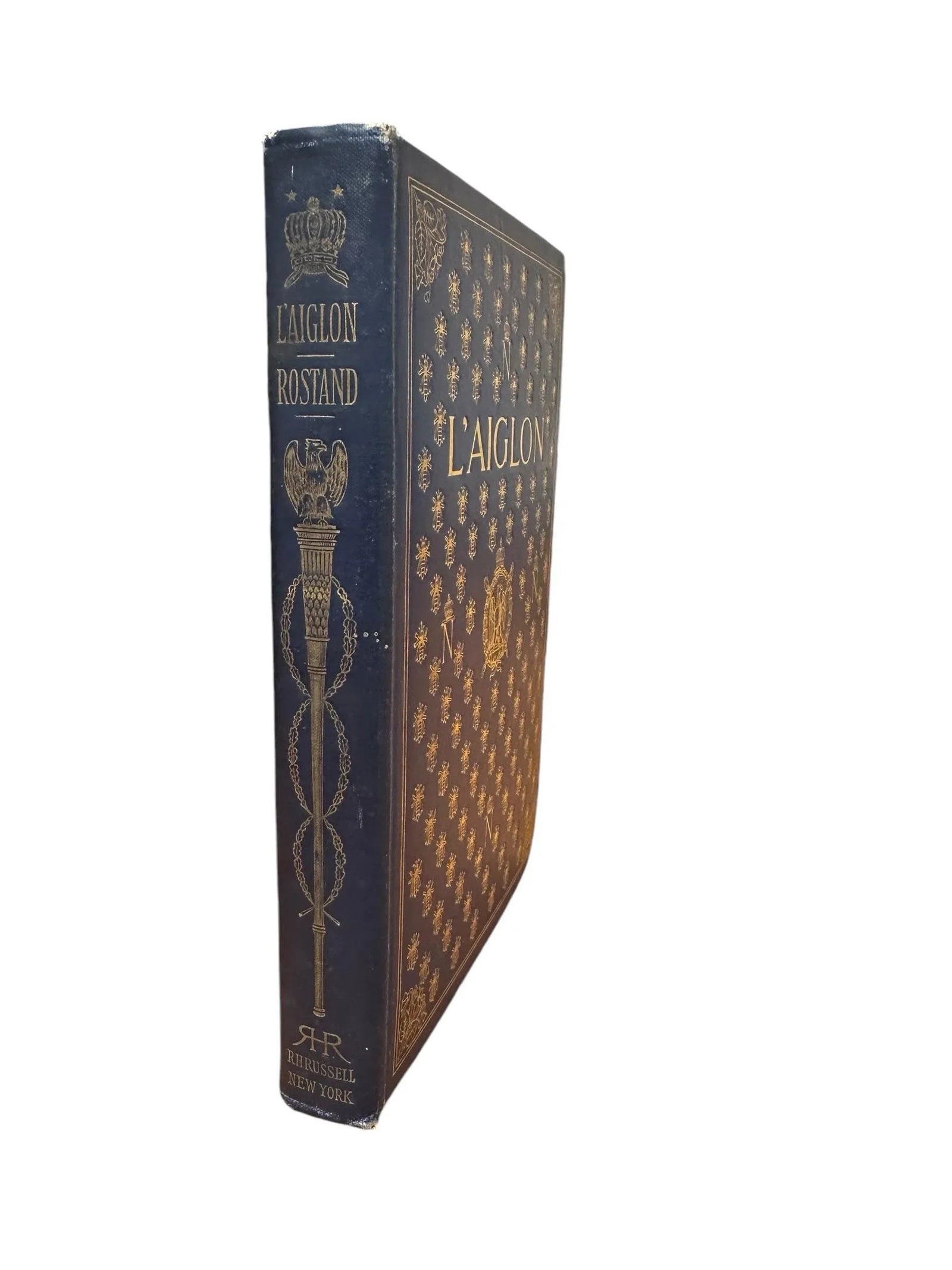 Antique 1900 Hardcover Book L'Aiglon: A Play in Six Acts by Edmond Rostand - 2