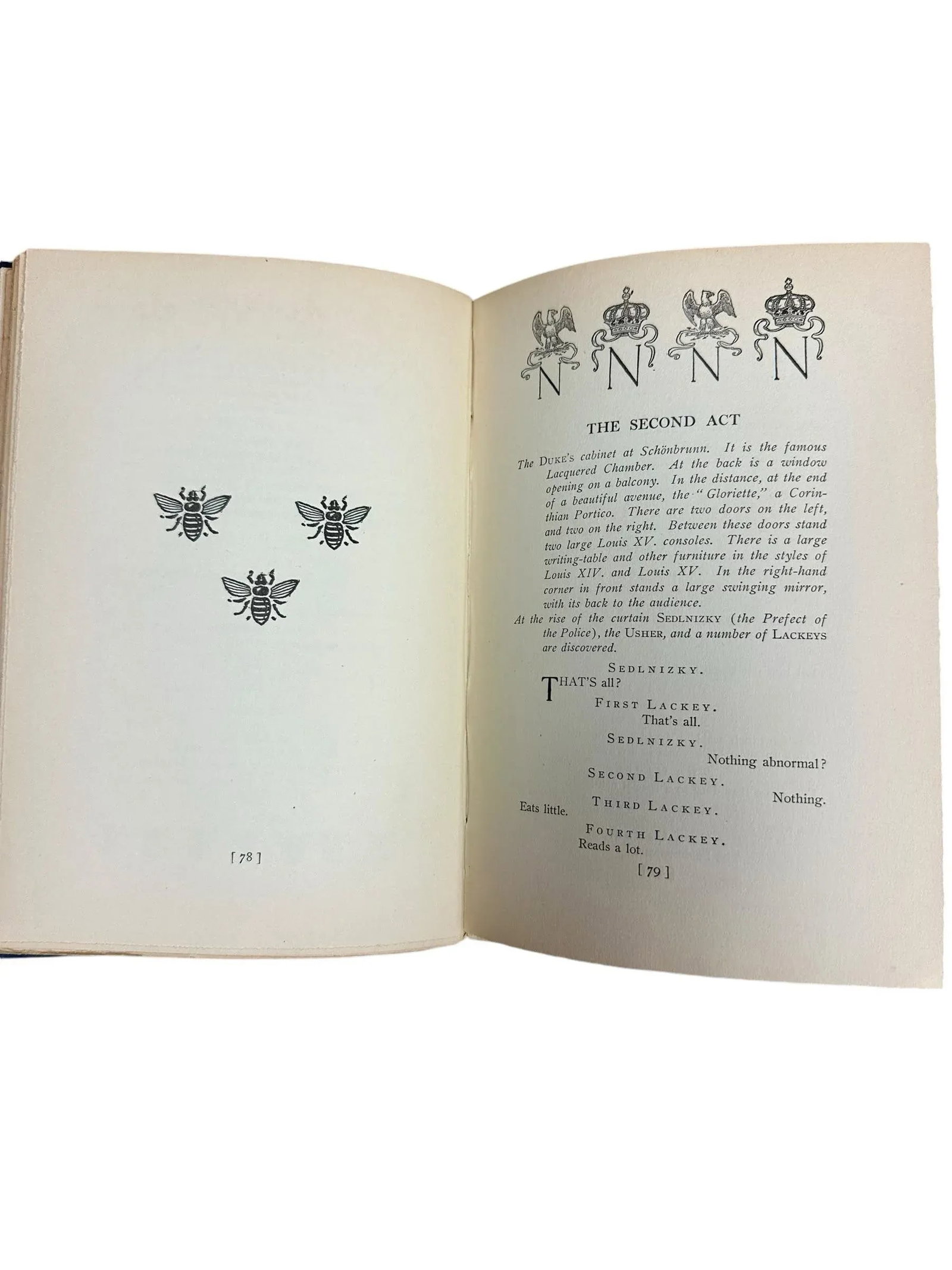 Antique 1900 Hardcover Book L'Aiglon: A Play in Six Acts by Edmond Rostand - 9