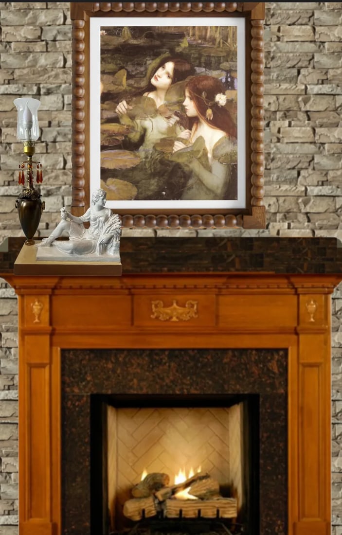 Mid-Century White Glazed Pottery Goddess Demeter Sculptural Candelabra Torchiere Table Lamp - 5