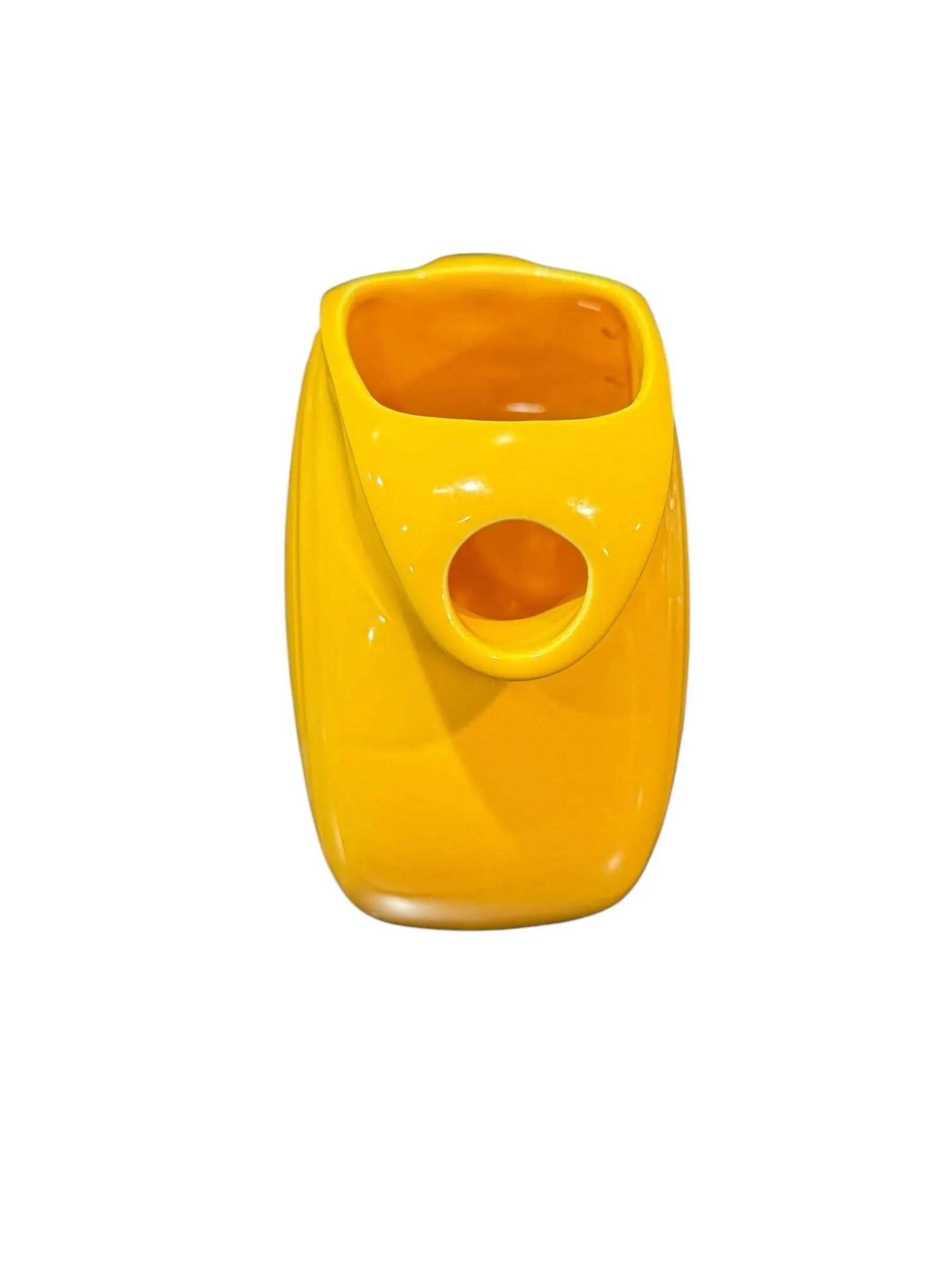 1940 Fiesta Yellow Disc Juice Pitcher - 3