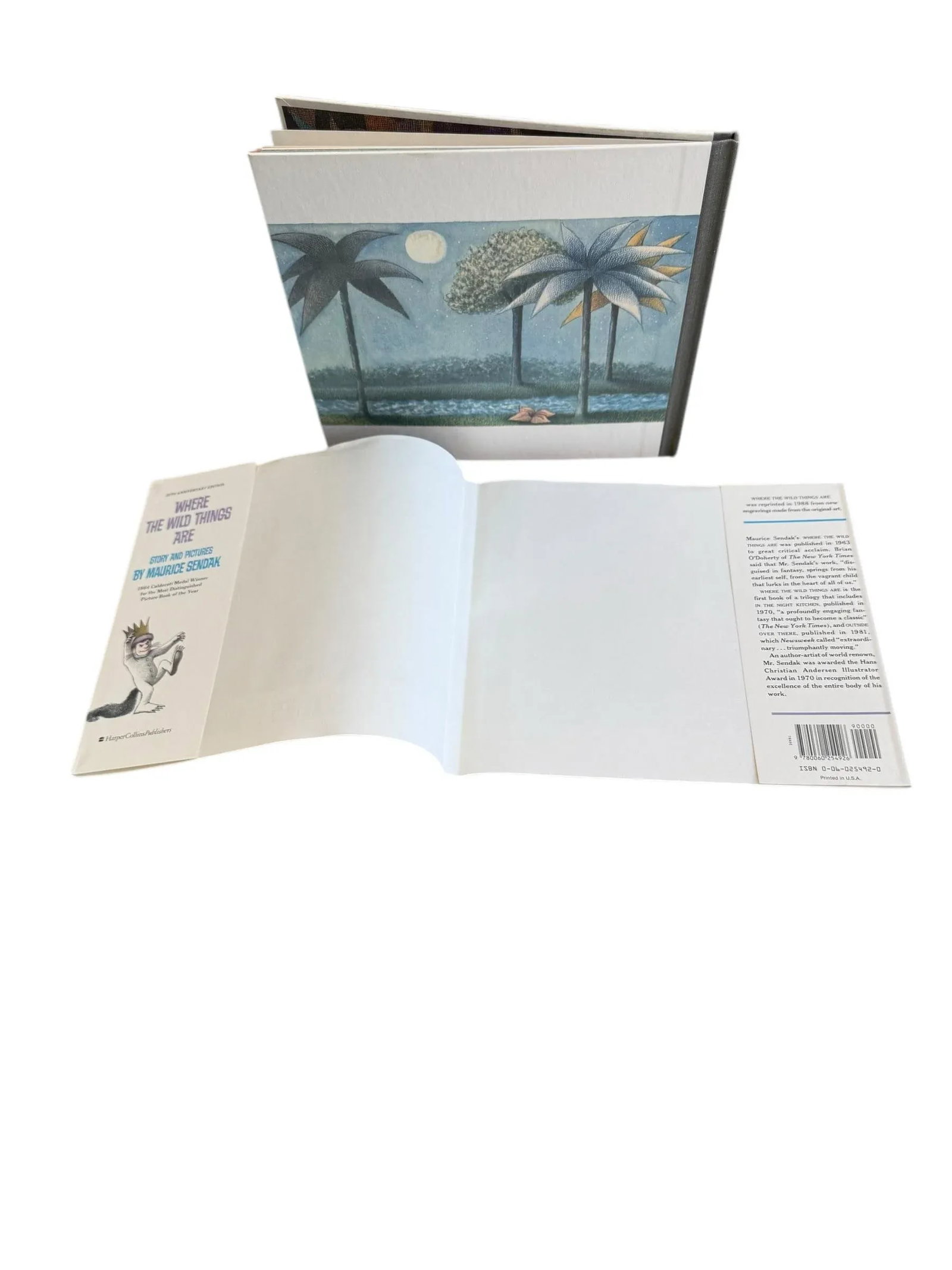 1988 Maurice Sendak Hardcover Children's Book Where the Wild Things Are 25th Anniversary Edition - 4