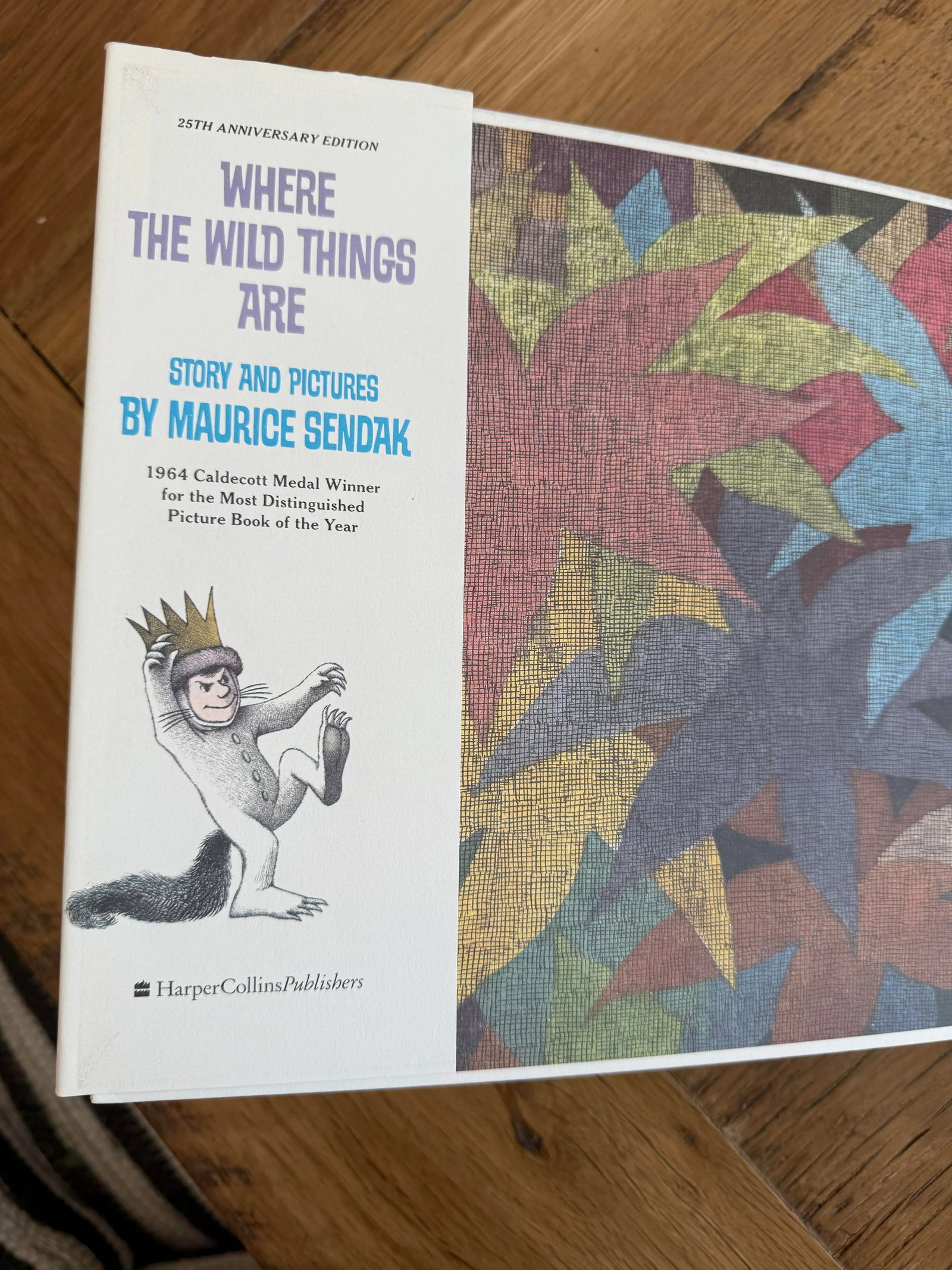 1988 Maurice Sendak Hardcover Children's Book Where the Wild Things Are 25th Anniversary Edition - 8