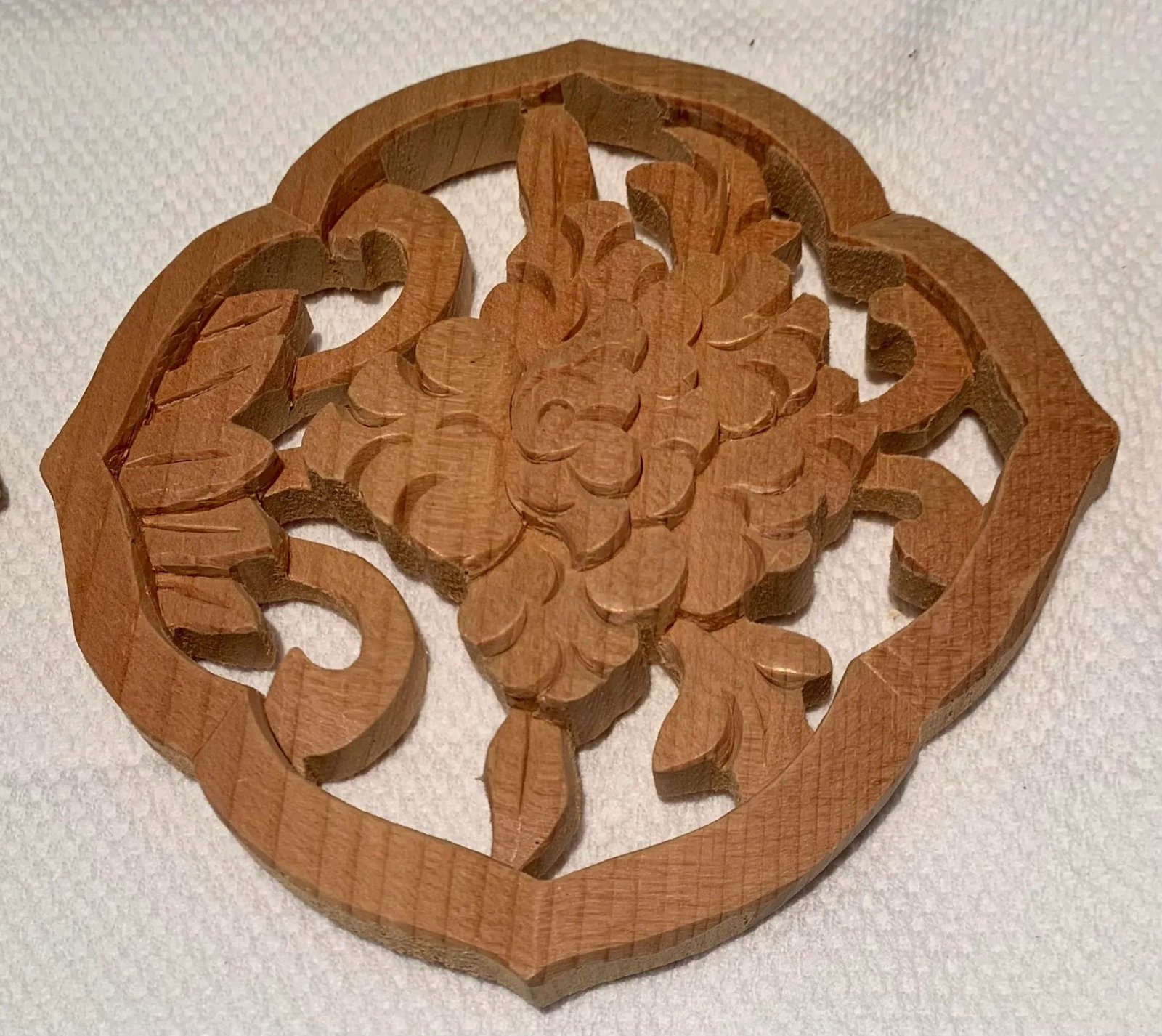 Mid 20th Century Wood Trivets- Set of 8 - 3