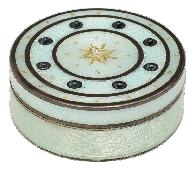 19th C. Enamel Box: 19th C. Enamel Box Condition: Alterations: Original Condition Unaltered Imperfections: Some Imperfections Condition Notes: See images Origin: United States Materials & Techniques: Enamel